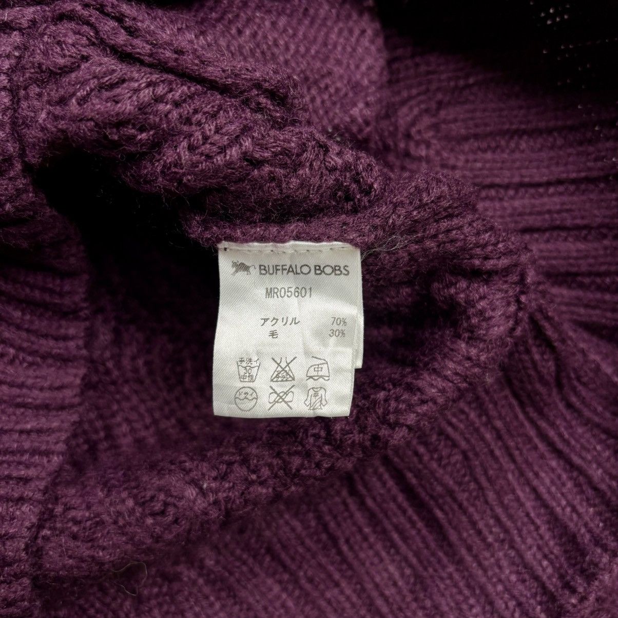 BUFFALO BOBS 2000s Buffalo Bobs - Red Wine Chunky Knitted Vkei Style Size US M / EU 48-50 / 2 - 7 Thumbnail