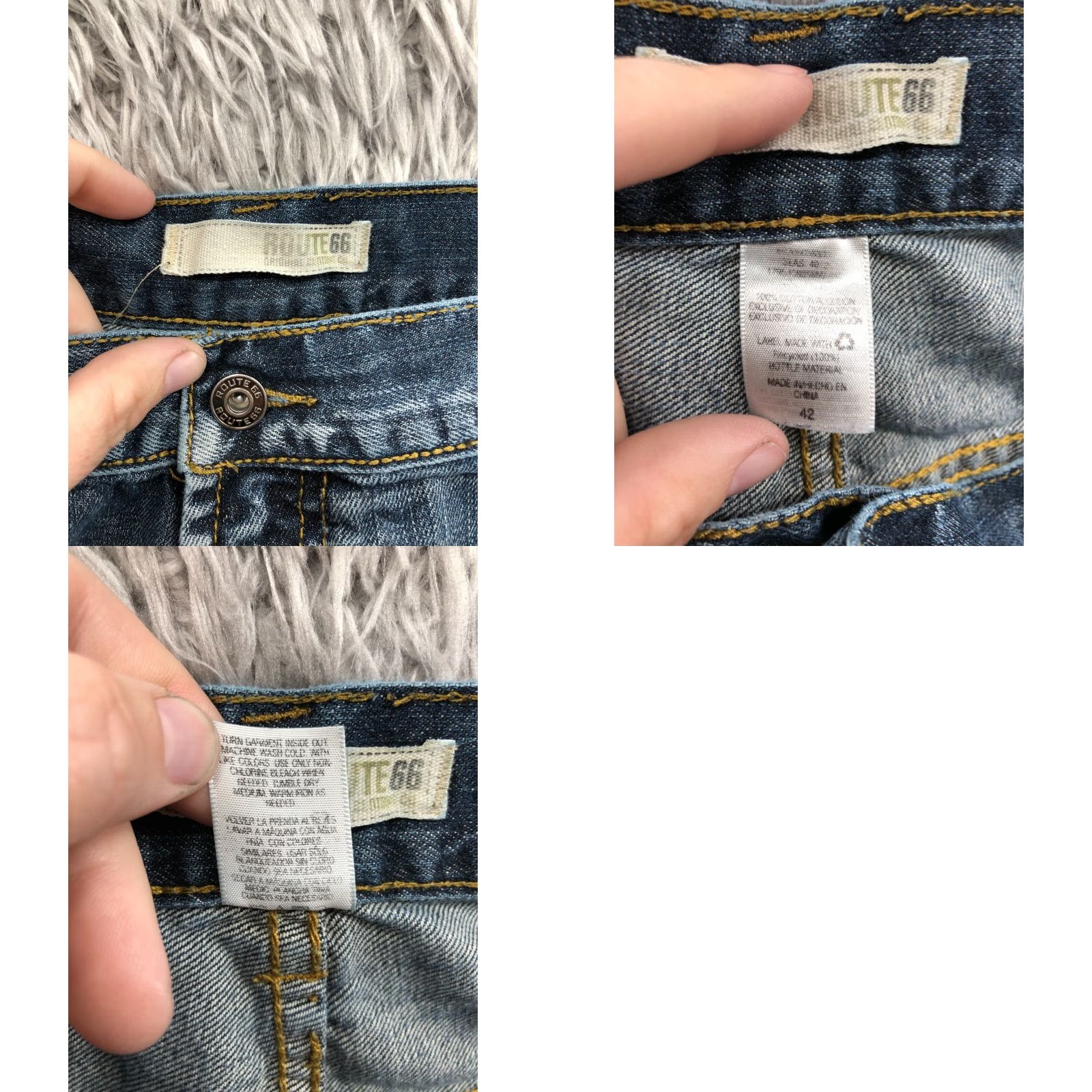 Route 66 Route 66 Shorts Mens Size 42 Mid Rise Medium Wash Blue Denim Bermuda 5-Pocket Regular Inseam 10 in Bel t Loops Logo Blue Route 66 Jeans Shorts Size US 42 / EU 58 - 8 Thumbnail