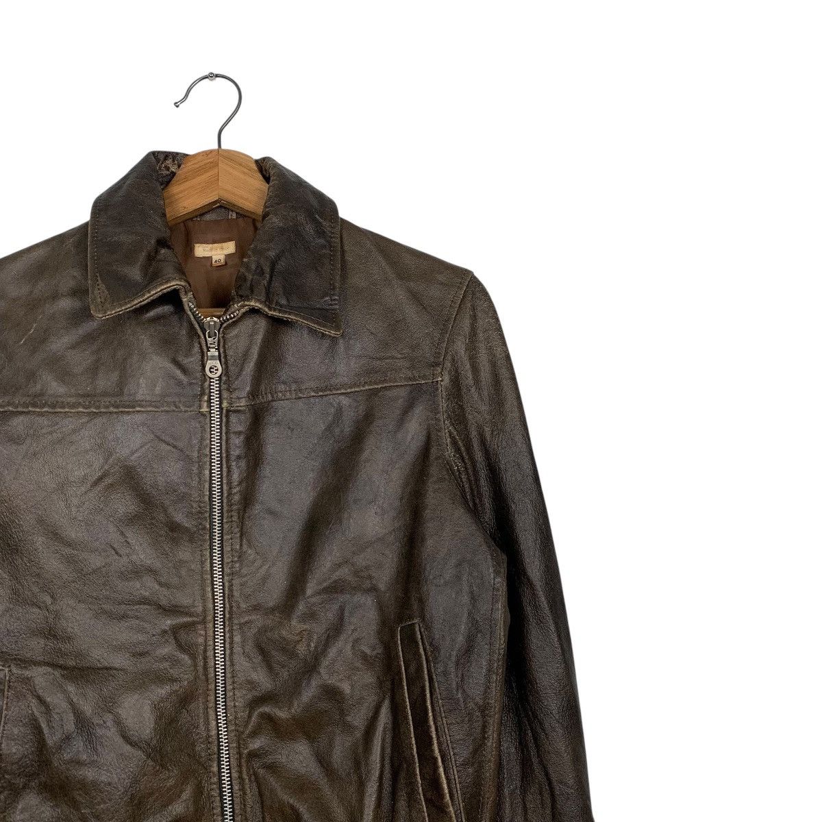 Japanese Brand Japanese Brand A Via Bus Motorcycle Riding Leather Jacket Size S / US 4 / IT 40 - 5 Thumbnail