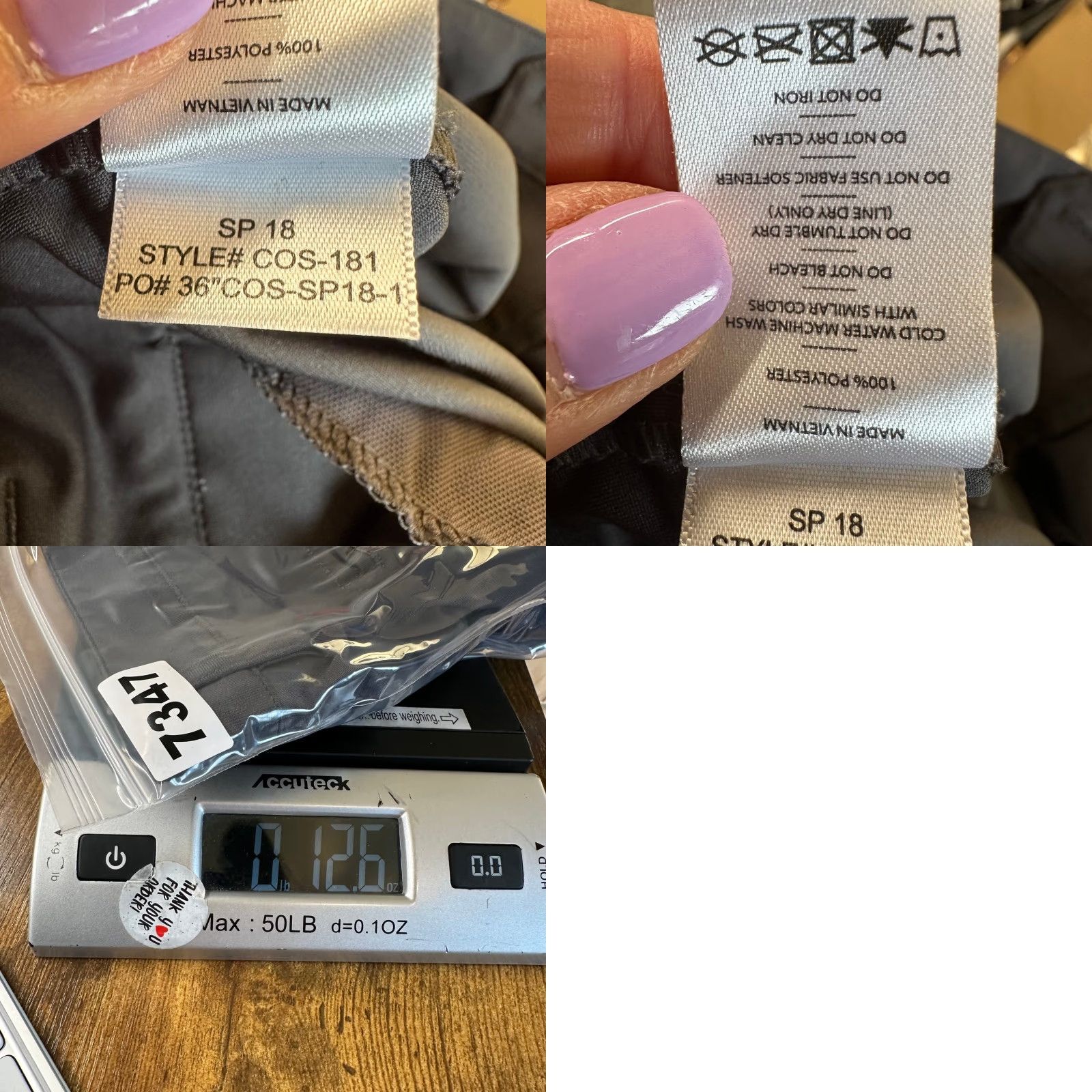 Rhone Rhone Commuter Pants Mens 38T Gray Stretch Straight Leg Performance Trousers Size US 36 / EU 52 - 9 Thumbnail