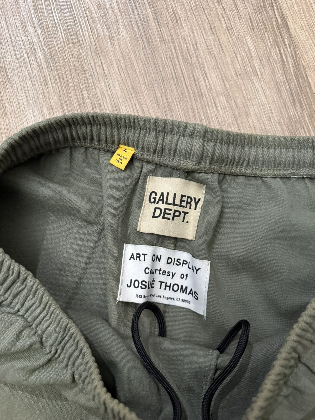 Gallery Dept. Gallery Dept Sweatshorts Green Size Large Size US 30 / EU 46 - 2 Thumbnail