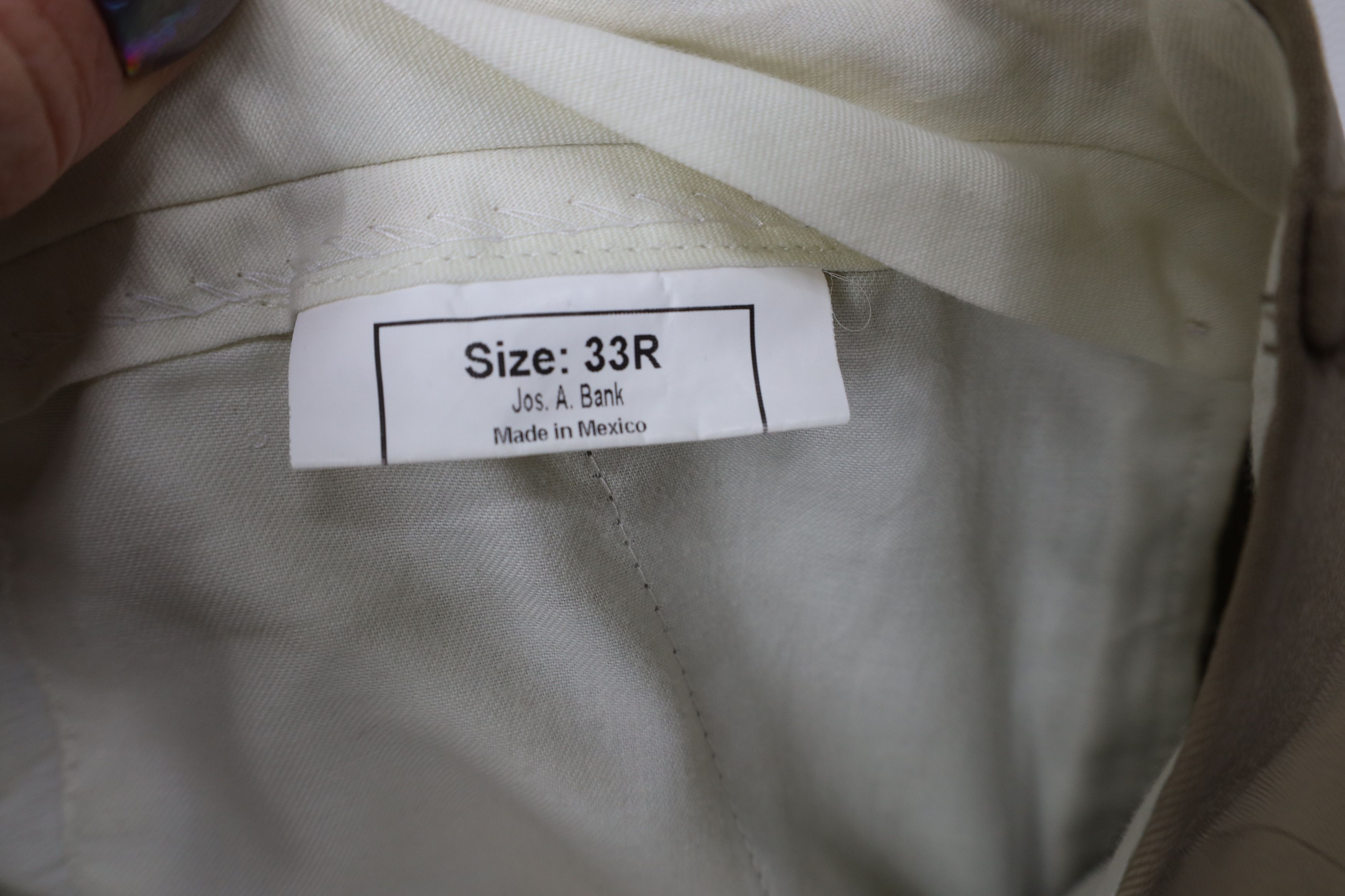 Jos. A. Bank Jos A Bank Executive Tailored Fit Wool Knit Chino Pants Size US 33 - 9 Thumbnail