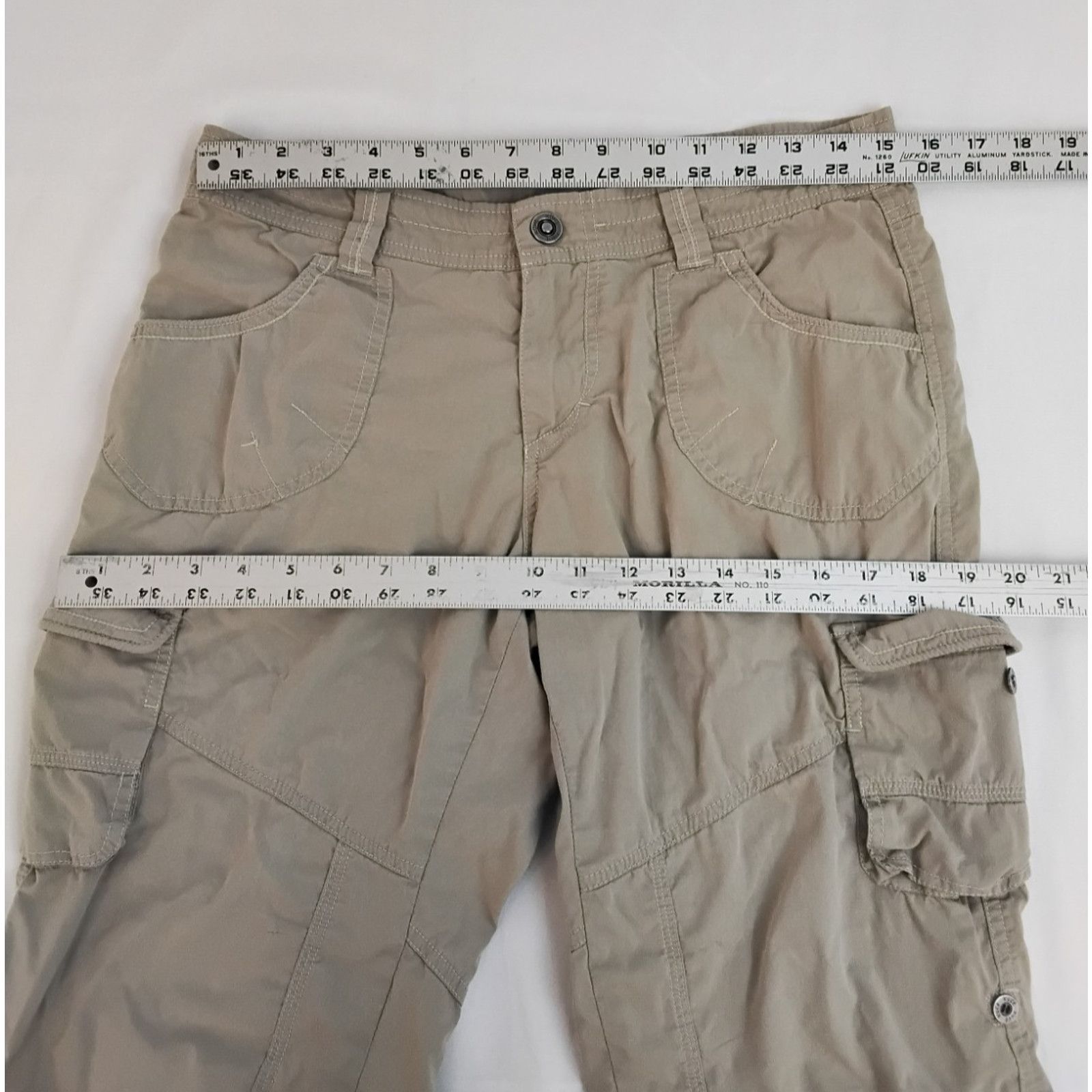 Kuhl Kuhl Capri Pants Women's 8 29x18 Khaki Knee Length Cargo Size 30" / US 8 / IT 44 - 4 Thumbnail