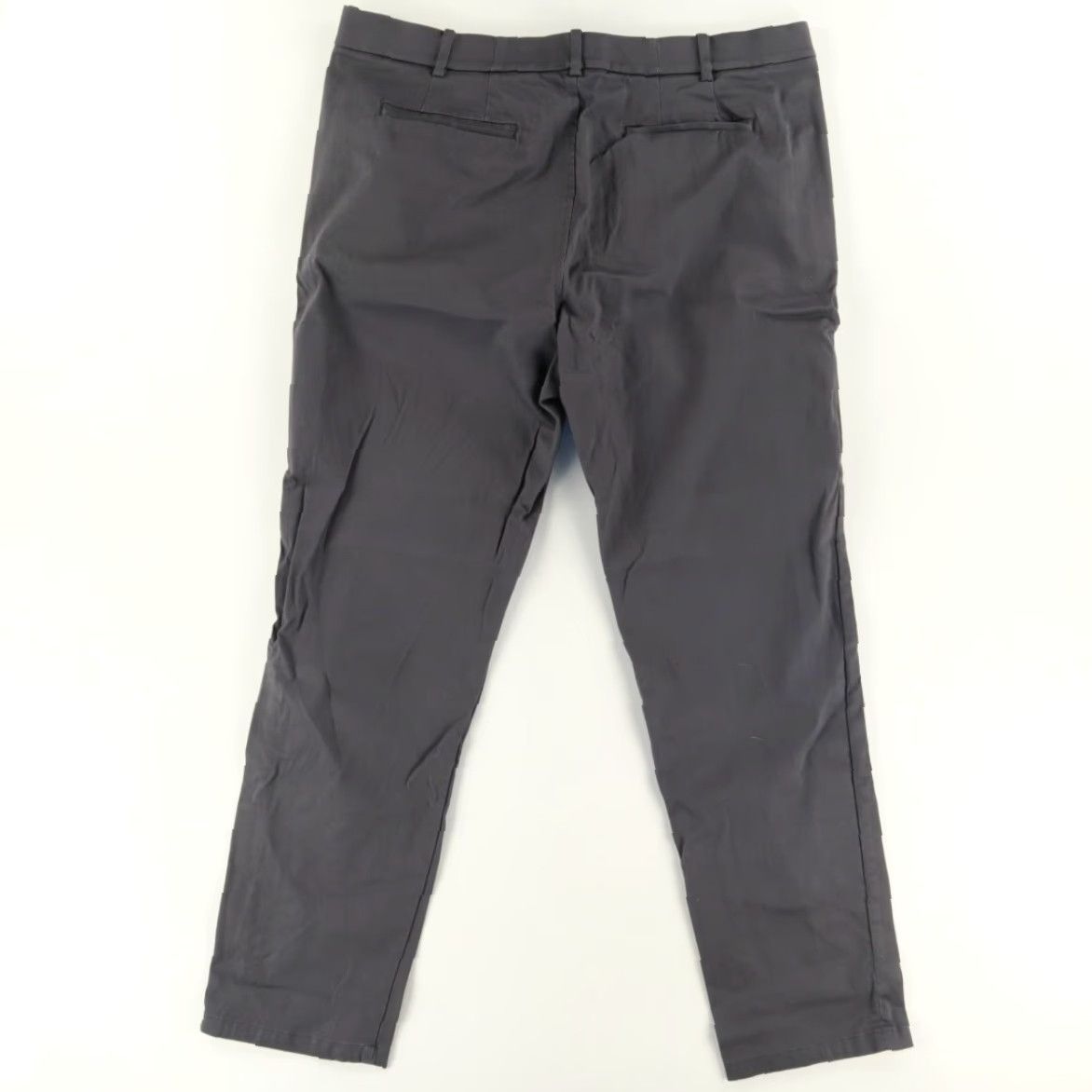 Vintage Hill City Men's 38 Chino Pants Charcoal Khaki Cotton Everyday Stretch Regular Size US 38 / EU 54 - 4 Thumbnail