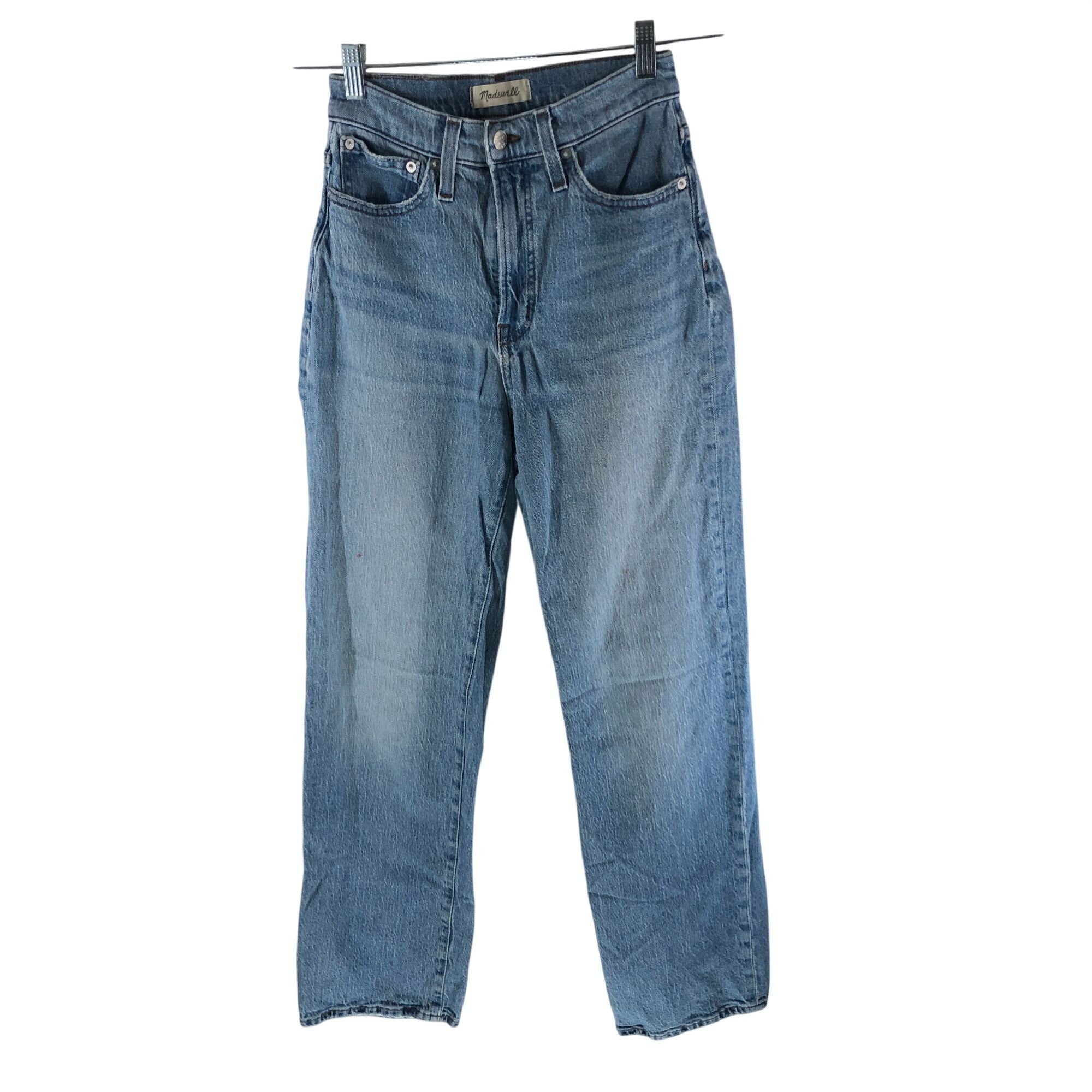 Madewell Madewell Womens The Perfect Vintage Wide Leg Jeans Stretch 2 Size 25" / US 0 / IT 36 - 1 Thumbnail