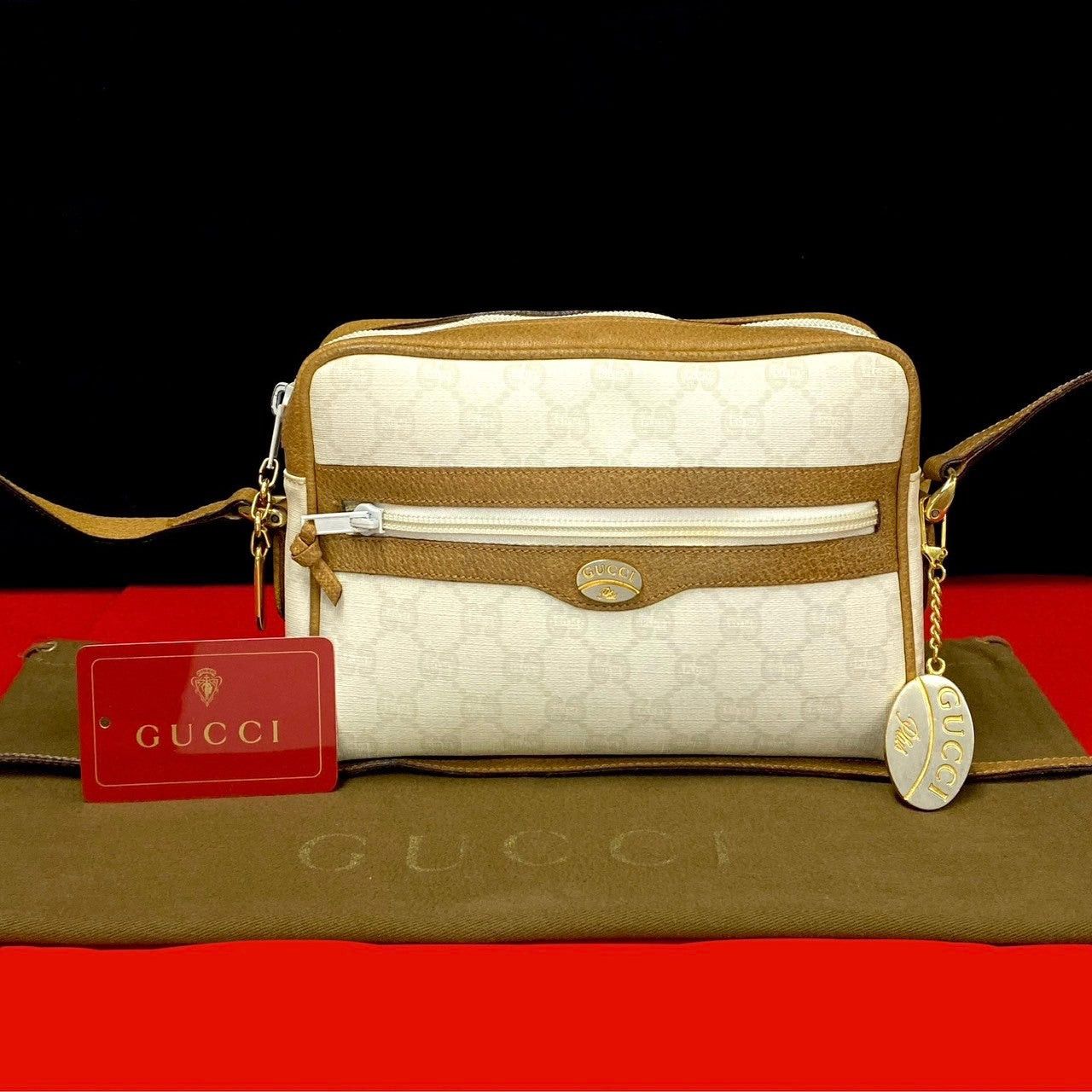 Gucci Gucci Shoulder Bag White Leather Size ONE SIZE - 1 Thumbnail