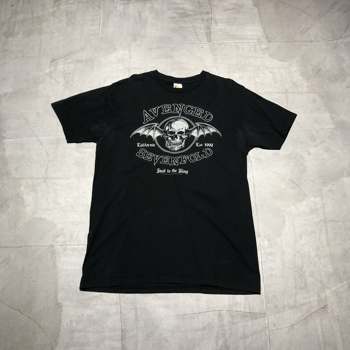 Band Tees vintage Avenged Sevenfold Big Logo Metal 90s T-shirt Tee Size US XL / EU 56 / 4 - 1 Thumbnail