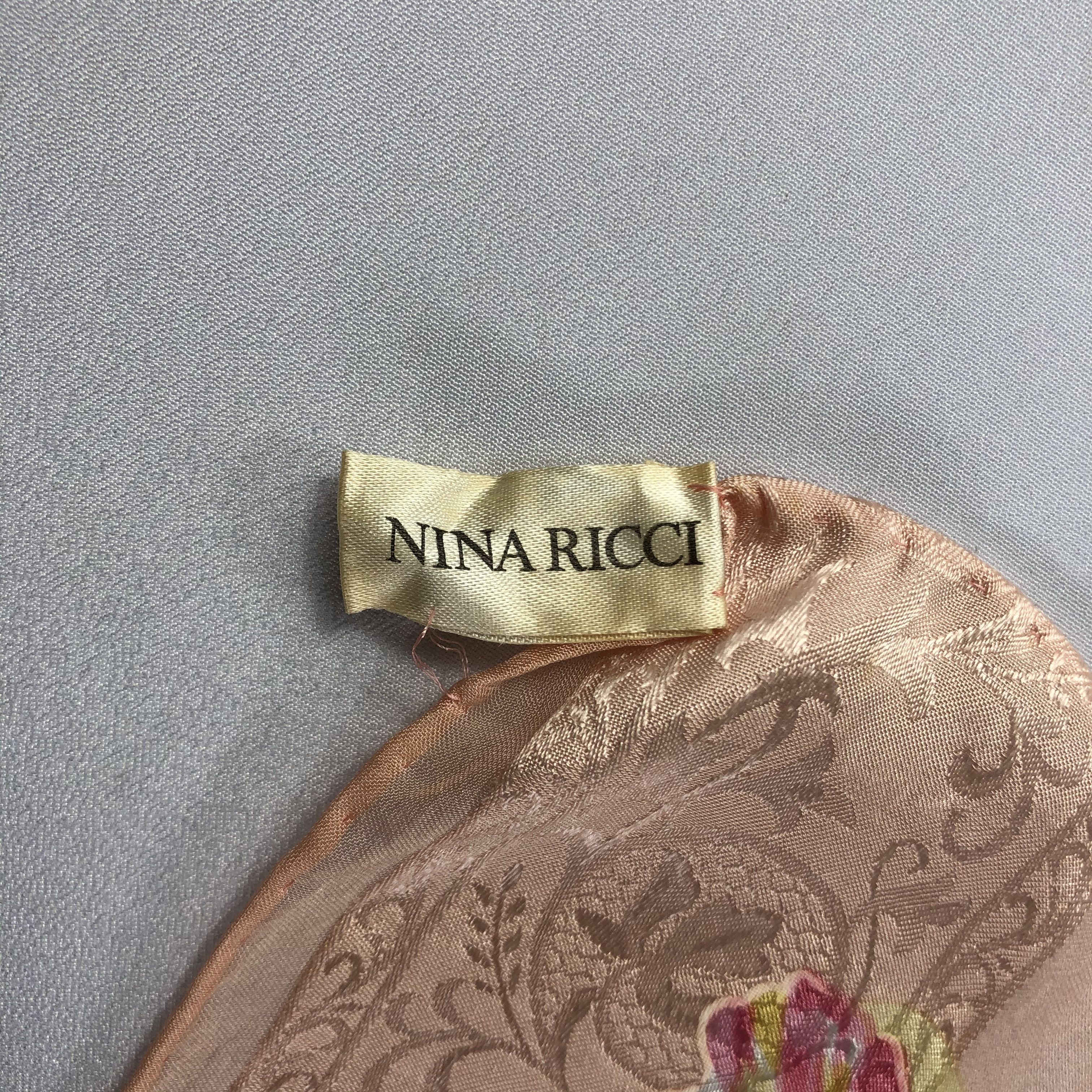Nina Ricci × Vintage Vintage Nina Ricci Silk Scarf Size ONE SIZE - 5 Thumbnail