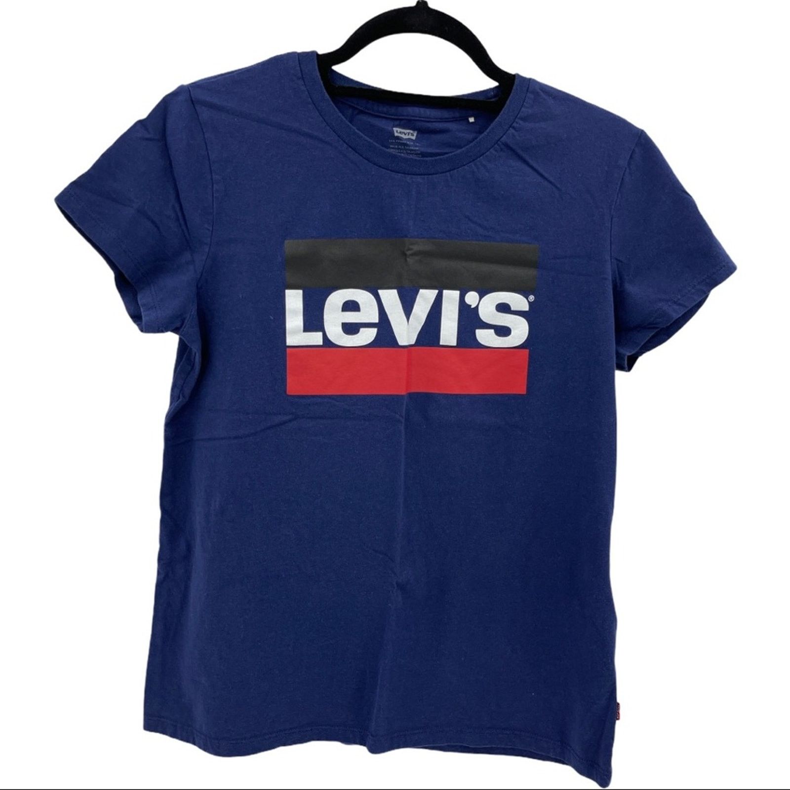 Levi's Levi’s Women's Navy Short Sleeve Graphic Logo T-Shirt Size M Size M / US 6-8 / IT 42-44 - 5 Thumbnail