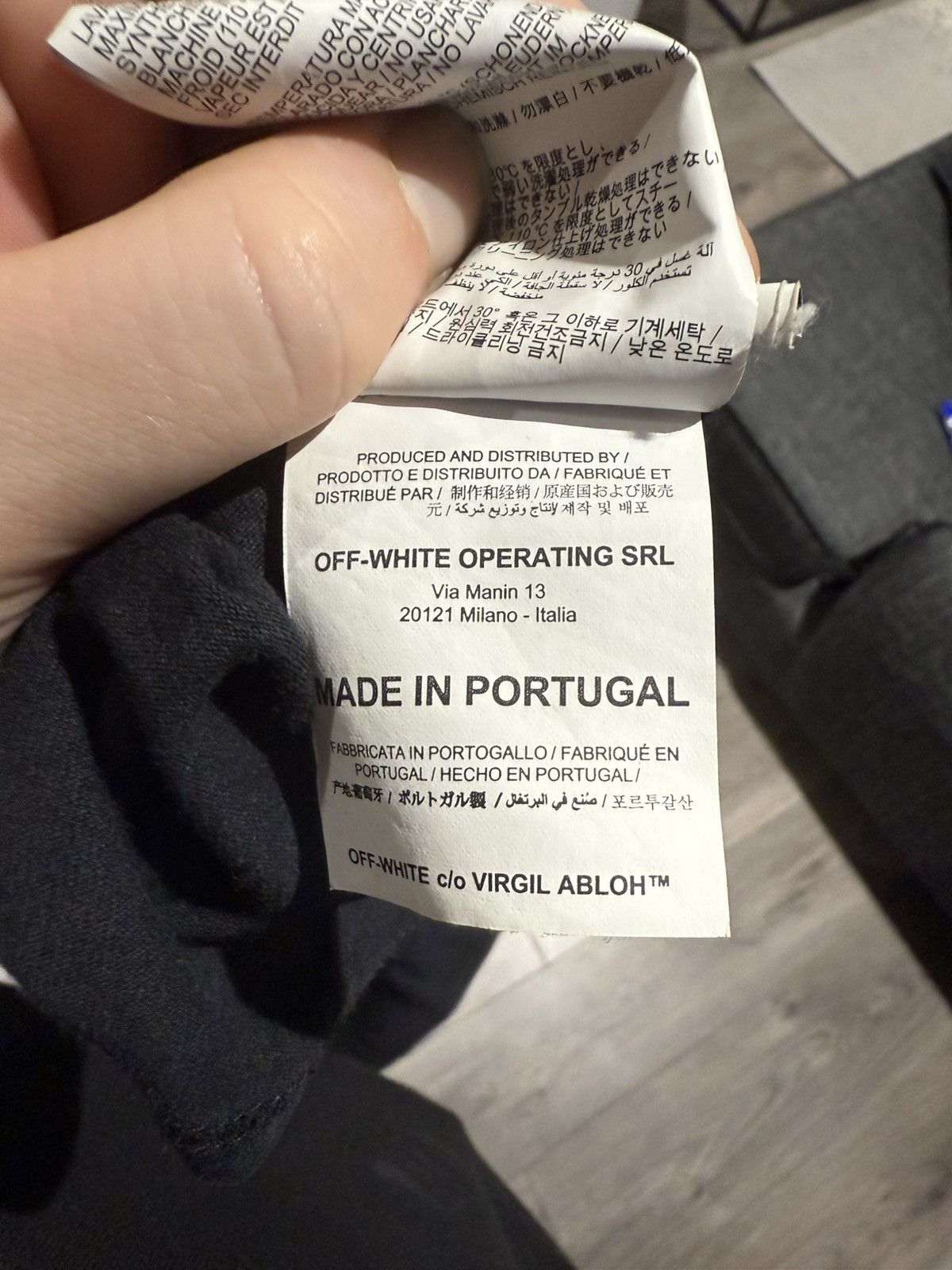 Off-White OFFWHITE FW2019 INDUSTRIAL PRINTED/RUINED FACTORY SWEATER Size US XL / EU 56 / 4 - 10 Thumbnail