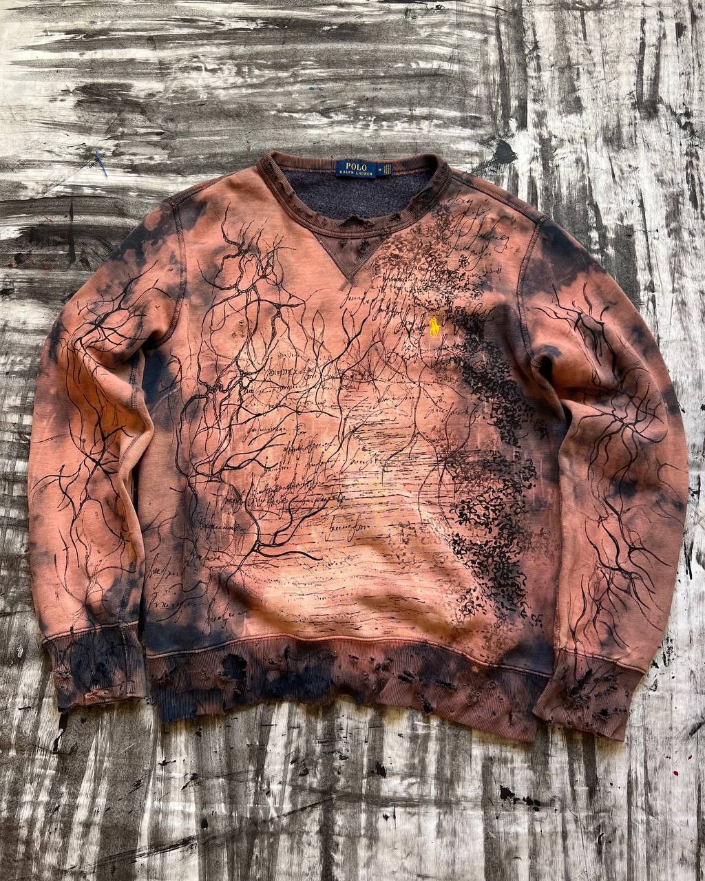 Polo Ralph Lauren × Vintage 1of1 Custom Vintage Polo Ralph Lauren sweatshirt Size US M / EU 48-50 / 2 - 7 Thumbnail