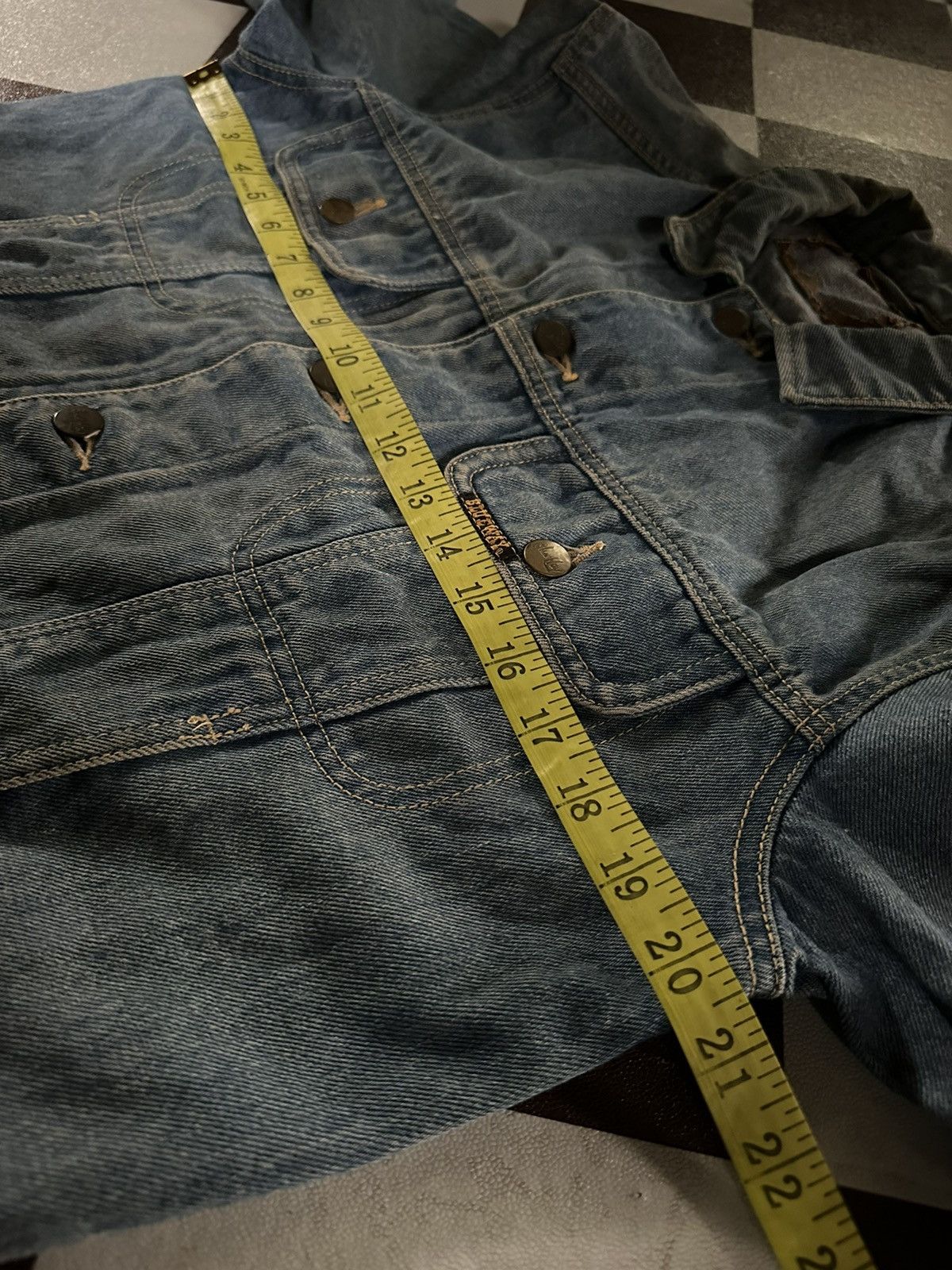 Vintage ‼️Rare‼️ Vintage 70s Blue way trucker blue denim jacket Size US S / EU 44-46 / 1 - 11 Thumbnail