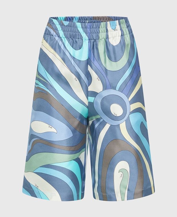 Emilio Pucci Silk shorts Size 26" / US 2 / IT 38 - 1 Thumbnail