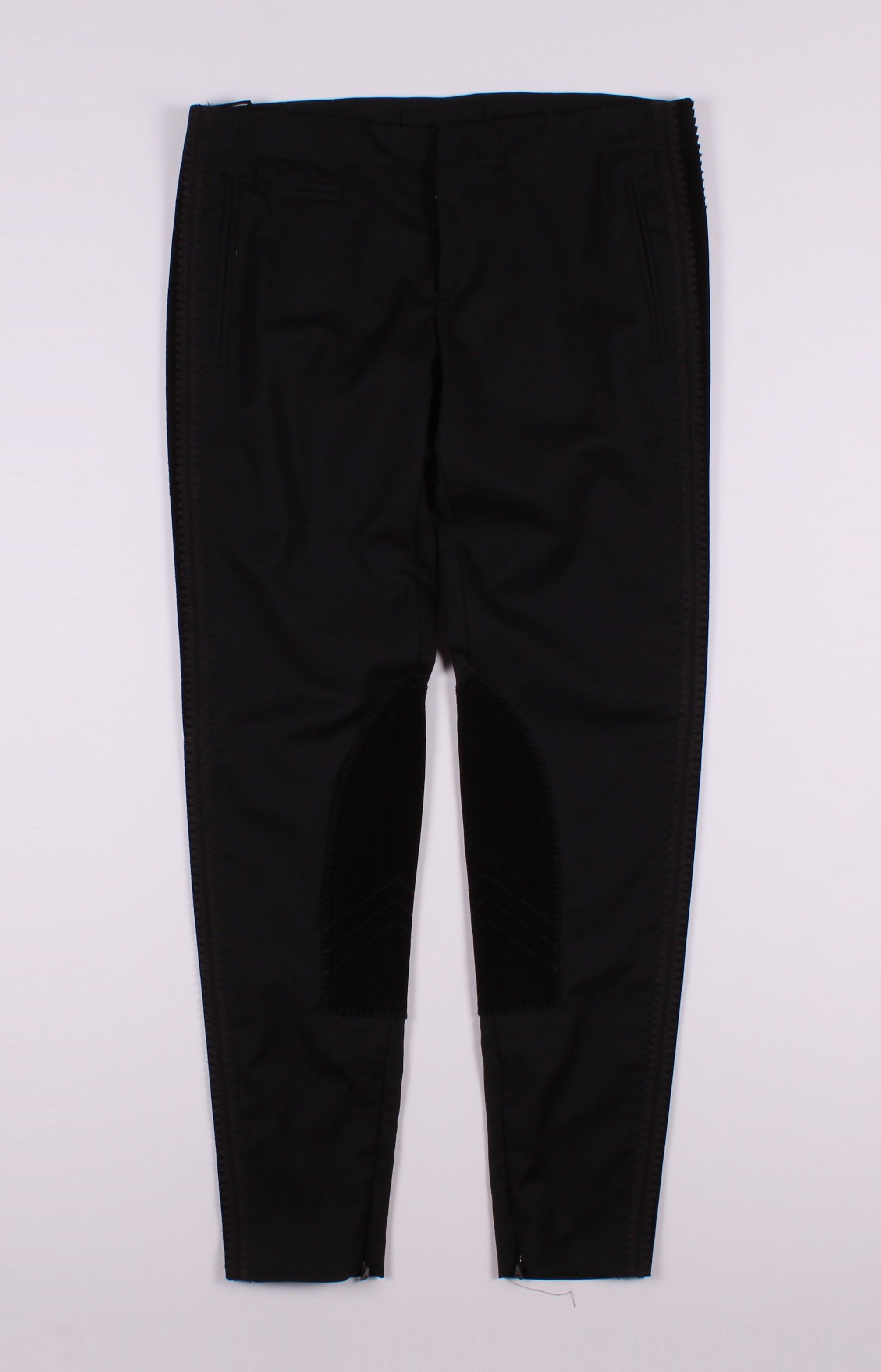 Prada Prada Black Tab Wool Leather Trousers Pants Size 32" / US 10 / IT 46 - 1 Thumbnail