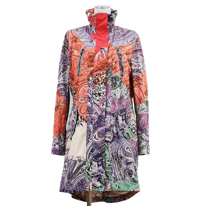 Etro Etro Etro Polyester Coat Textile Outerwear DUTY FREE for USA Size ONE SIZE - 1 Thumbnail
