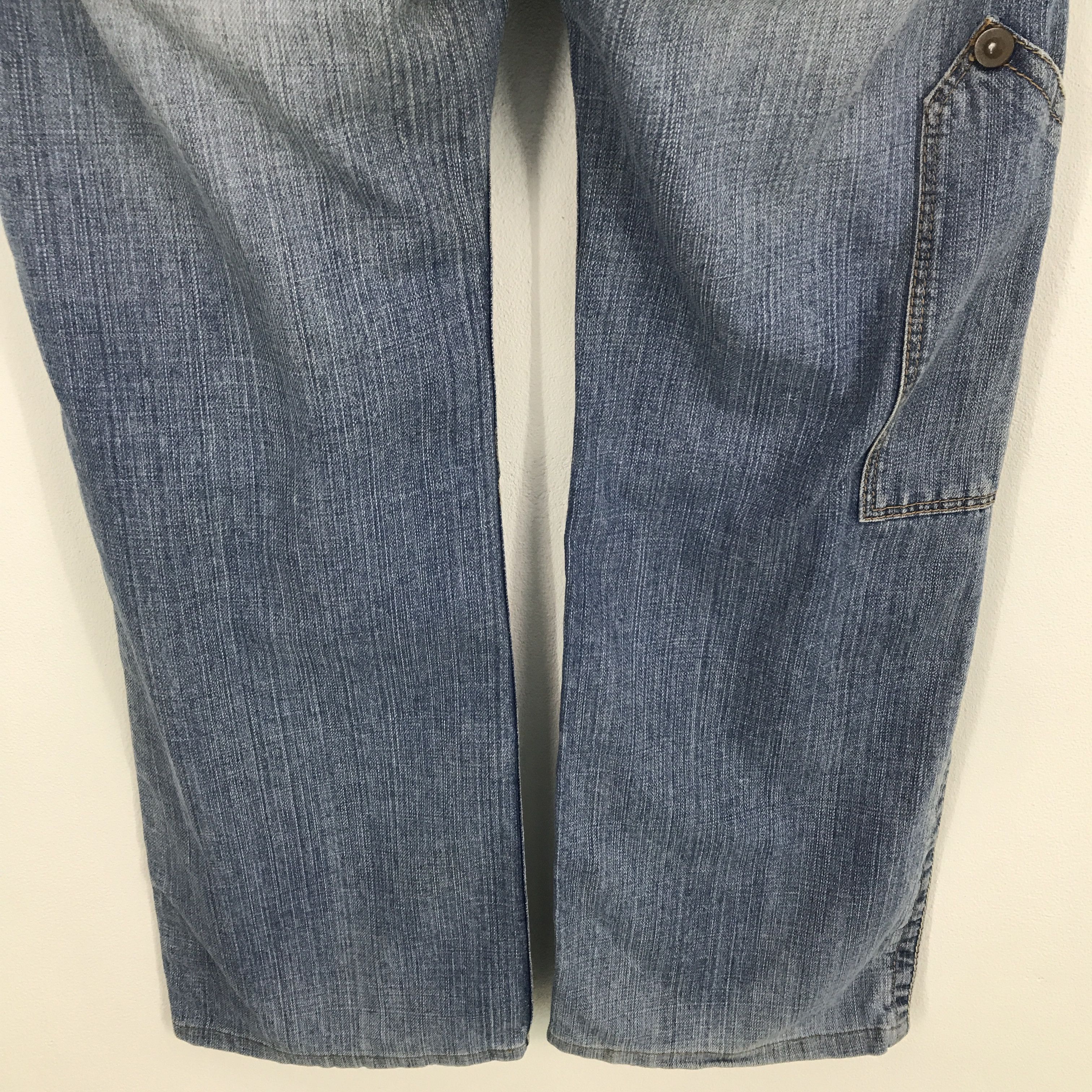 Japanese Brand Rare Flare Blue Way union made Japan denim jeans pants Size US 32 / EU 48 - 6 Thumbnail