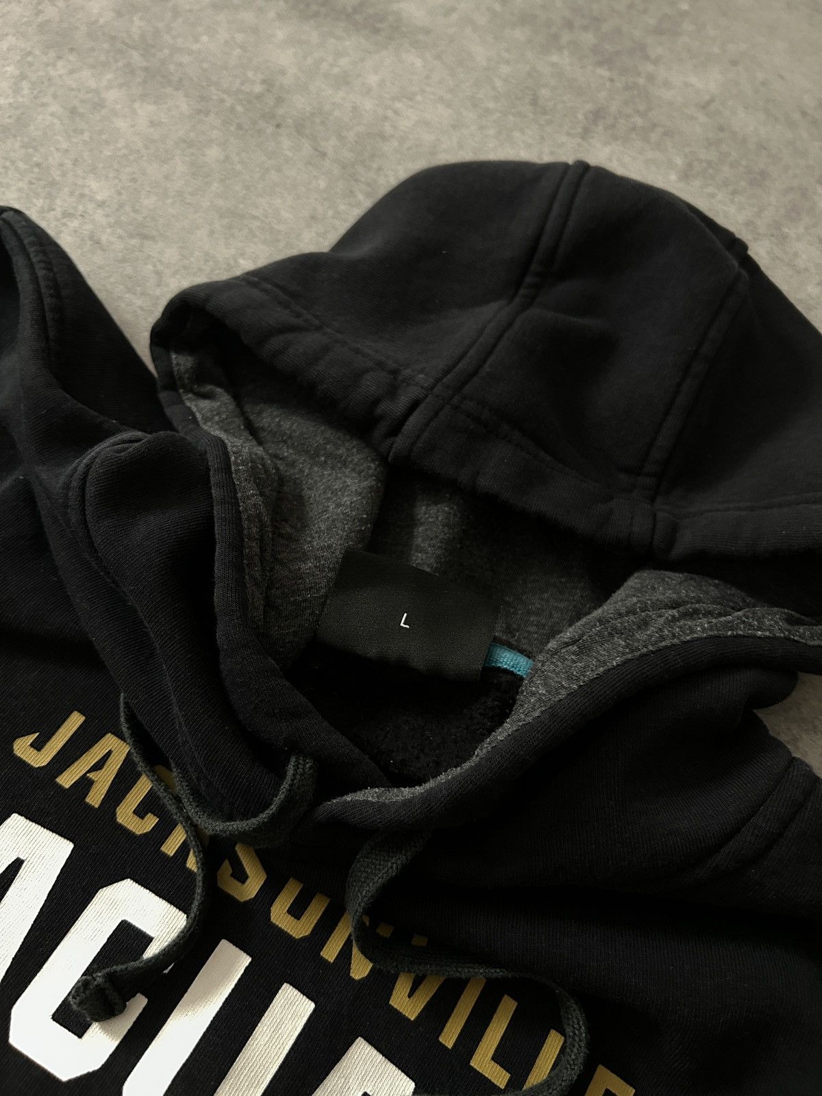 NFL Jacksonville Jaguars big logo hoodies mens black Size US L / EU 52-54 / 3 - 4 Thumbnail