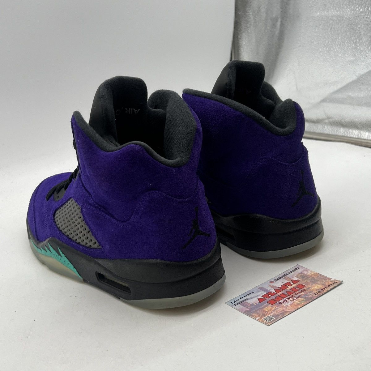 Jordan Brand Air Jordan 5 alternate grape Size US 12 / EU 45 - 4 Thumbnail