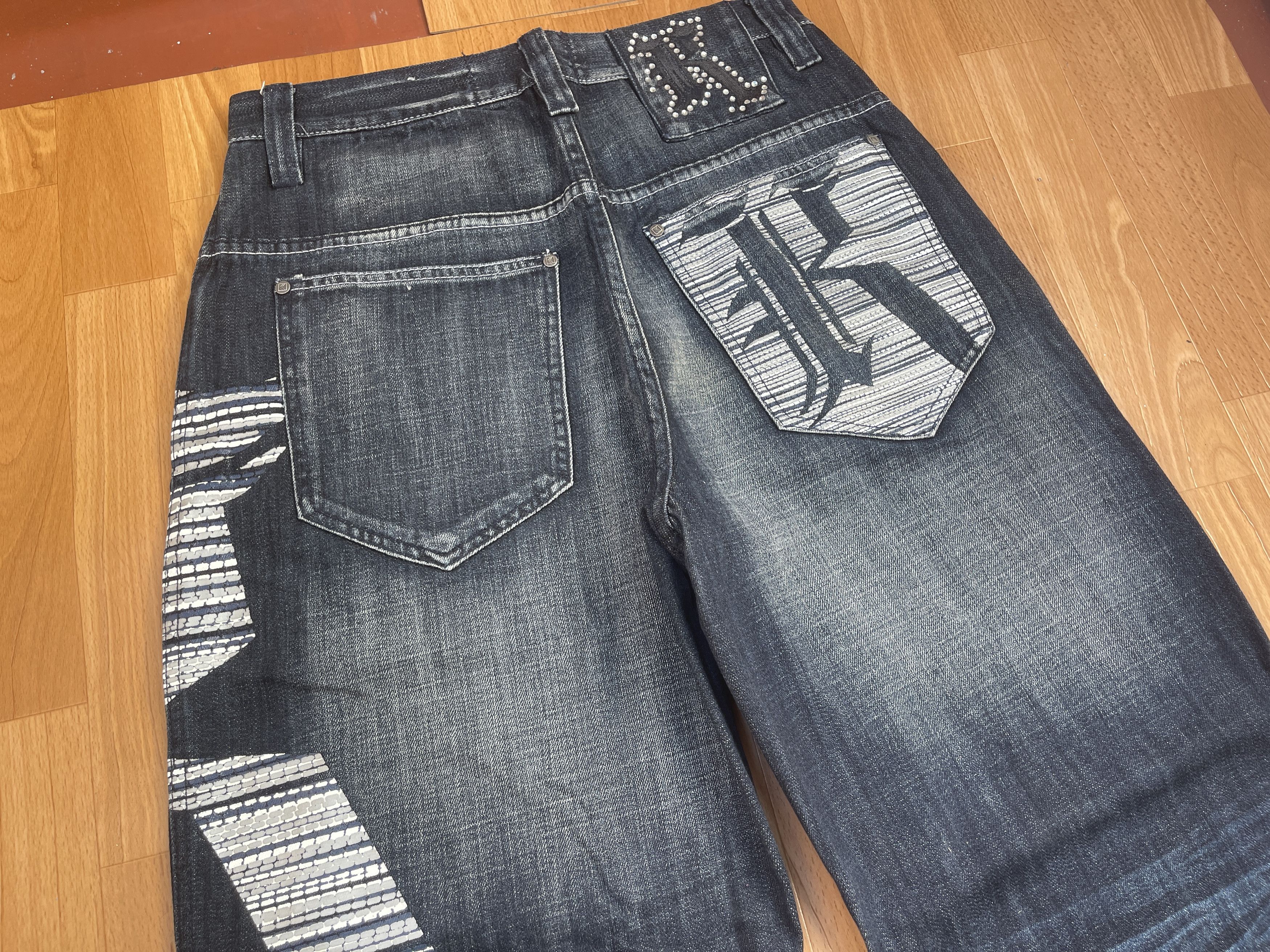Karl Kani KARL KANI jeans, baggy, vintage Kani jeans, 90s hip hop W 32 Size US 32 / EU 48 - 4 Thumbnail