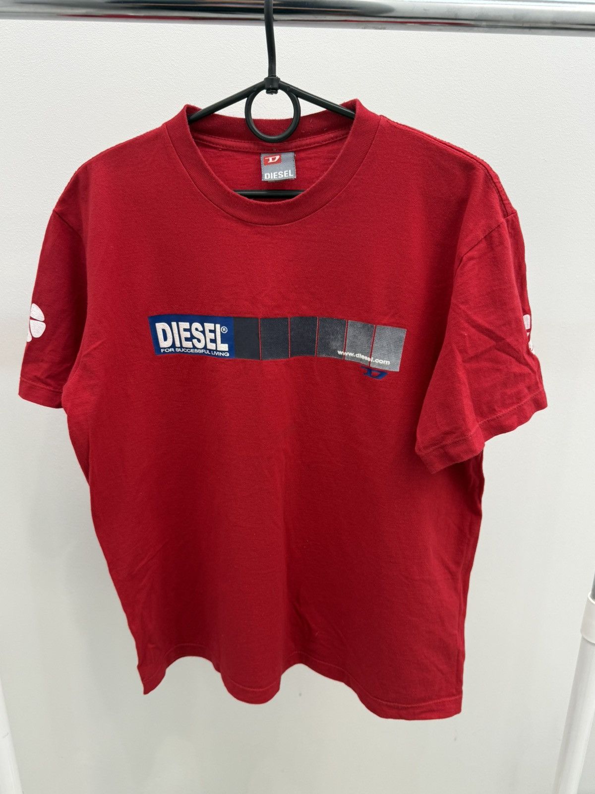 Diesel Diesel Big Logo Cotton T Shirt Size US L / EU 52-54 / 3 - 1 Thumbnail
