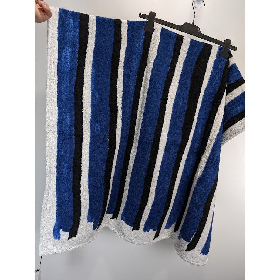 Bottega Veneta o1rshd1 Size:OS / Beach Towel Stripe Print Cotton Terry Blue Size ONE SIZE - 11 Thumbnail