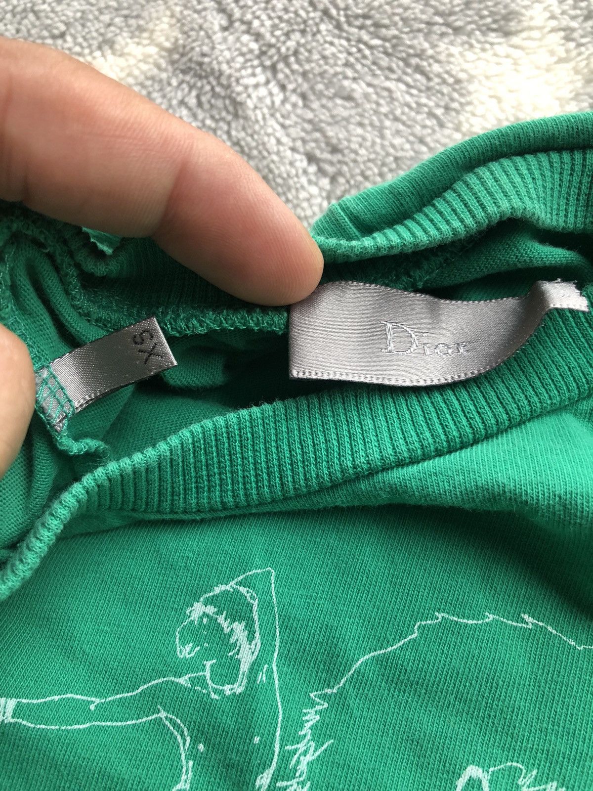 Dior Dior Graphic Photo Shirt Tee Green Size XS / US 0-2 / IT 36-38 - 9 Thumbnail