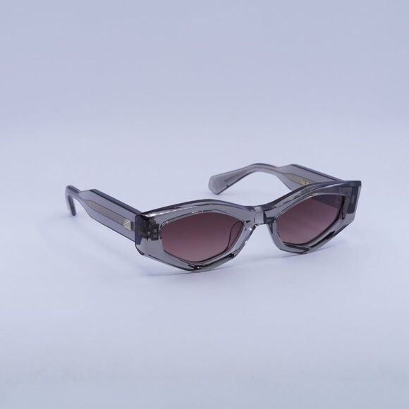 Valentino Valentino V-TRE VLS-101C Sunglasses Translucent Grey Cat Eye Size ONE SIZE - 4 Thumbnail