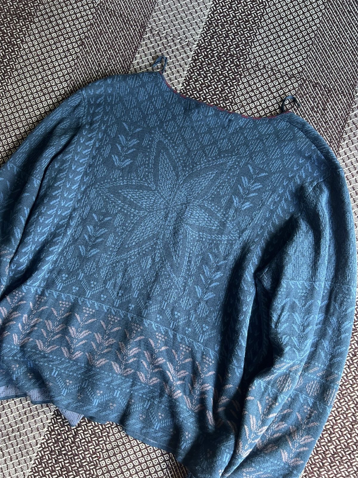 Gudrun Sjoden × Japanese Brand × Vintage Gurdun Sjóden Cardigan Womens Linen Avantgarde Japanese SZ L Size L / US 10 / IT 46 - 12 Thumbnail