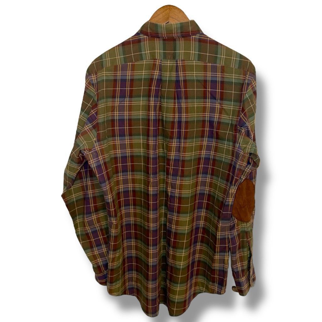 Polo Ralph Lauren Polo Ralph Lauren Plaid Flannel Suede Patch Shooting Bradfor Size US M / EU 48-50 / 2 - 10 Thumbnail