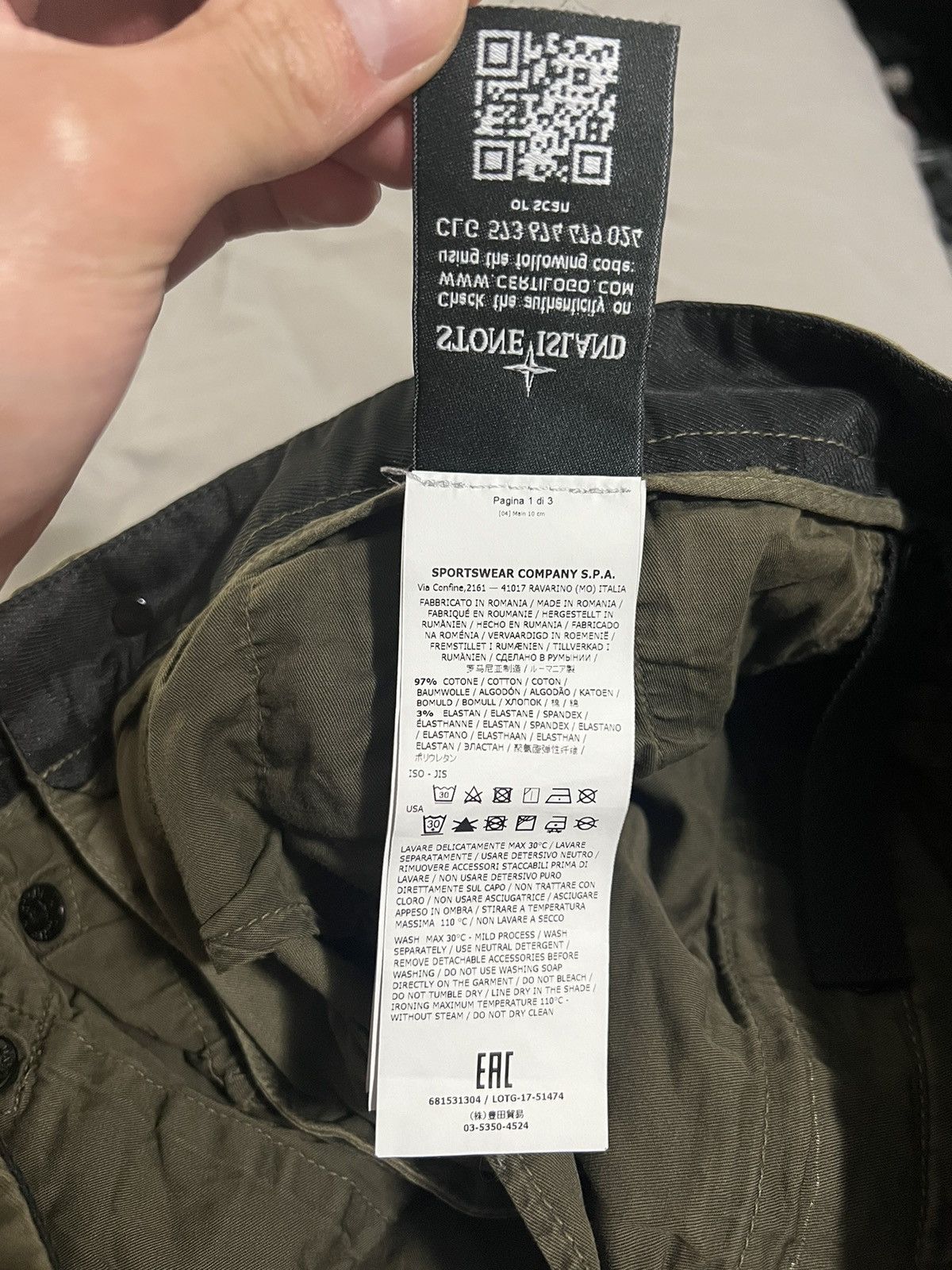 Stone Island Stone Island Cargos Size US 32 / EU 48 - 7 Thumbnail