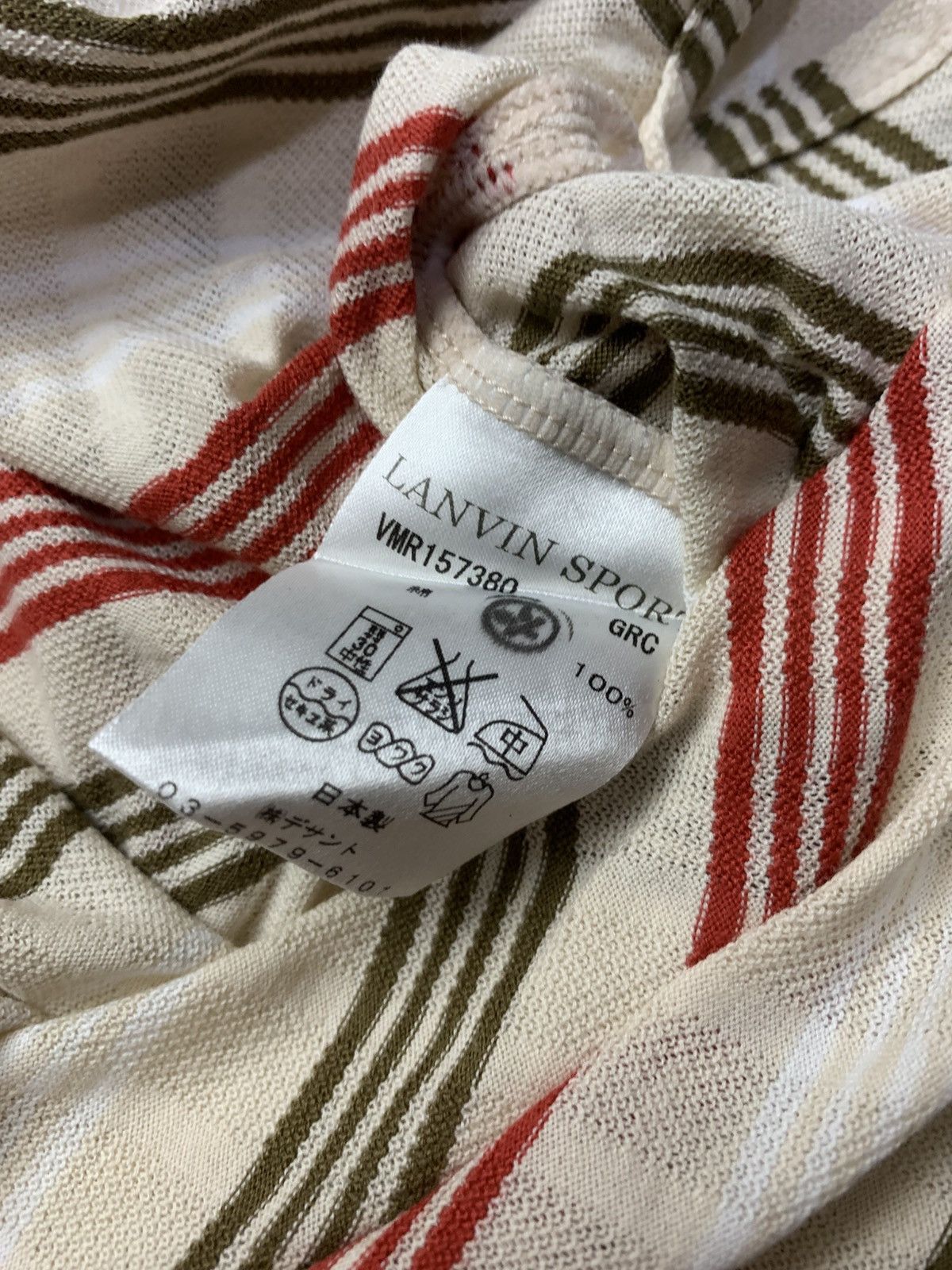 Gallery Dept. × Lanvin 🐍 Vintage Lanvin Sport Polo Size US L / EU 52-54 / 3 - 7 Thumbnail