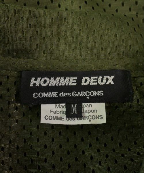 Comme des Garcons Homme Deux Shirt Short Sleeve Polyester Half Button Khaki Size US M / EU 48-50 / 2 - 6 Thumbnail