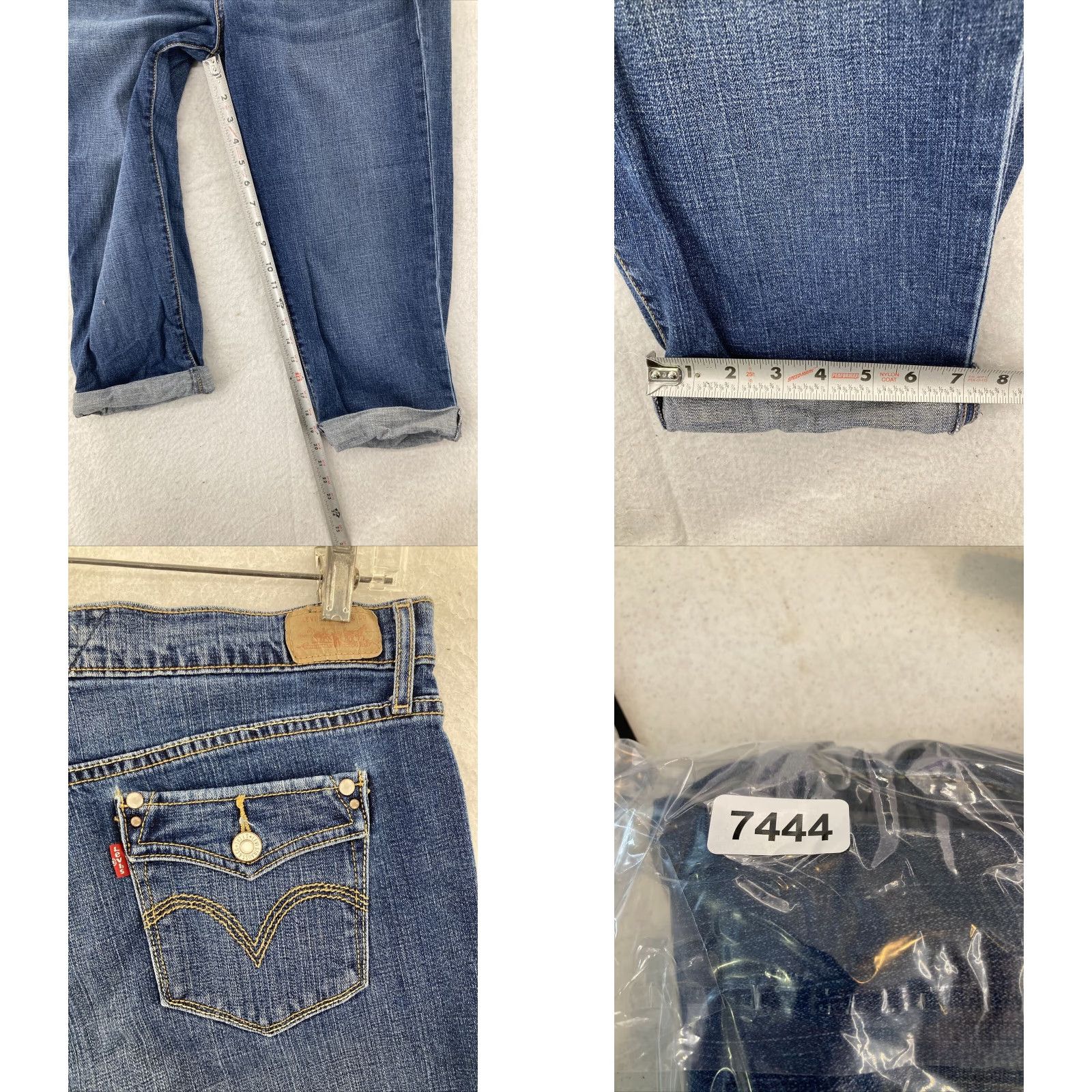 Levi's Levi's Women's Blue Mid Rise Cropped Jeans Size 10 Regular Size 32" / US 10 / IT 46 - 8 Thumbnail
