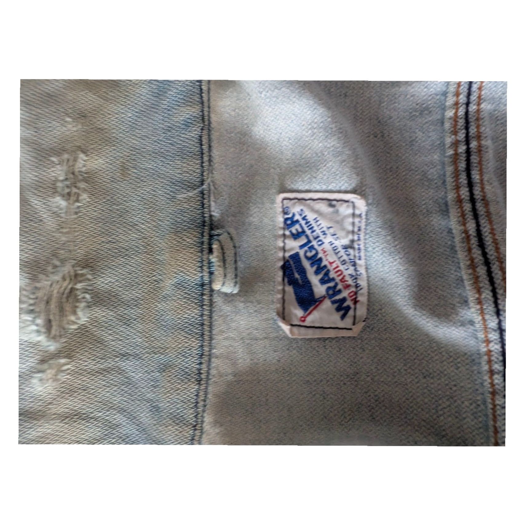 Wrangler VINTAGE Wrangler Denim Jacket – Light Wash – Men’s M – USA Made – No Fault Denim – 80s 90s Trucker Style, Blue, Button Closure, Regular Fit Size US M / EU 48-50 / 2 - 5 Thumbnail