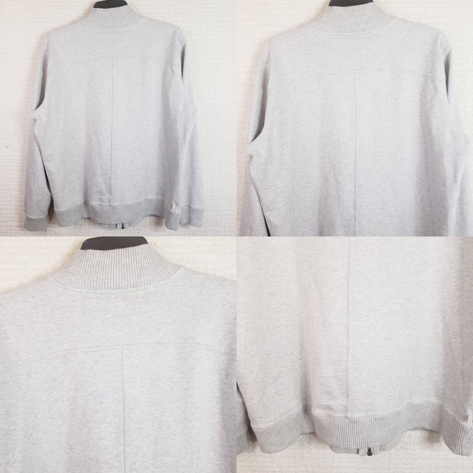 Ralph Lauren Lauren Ralph Lauren Active Jacket Womens XL Gray Jersey Full Zip Mock Collar Jacket Size XL / US 12-14 / IT 48-50 - 9 Thumbnail