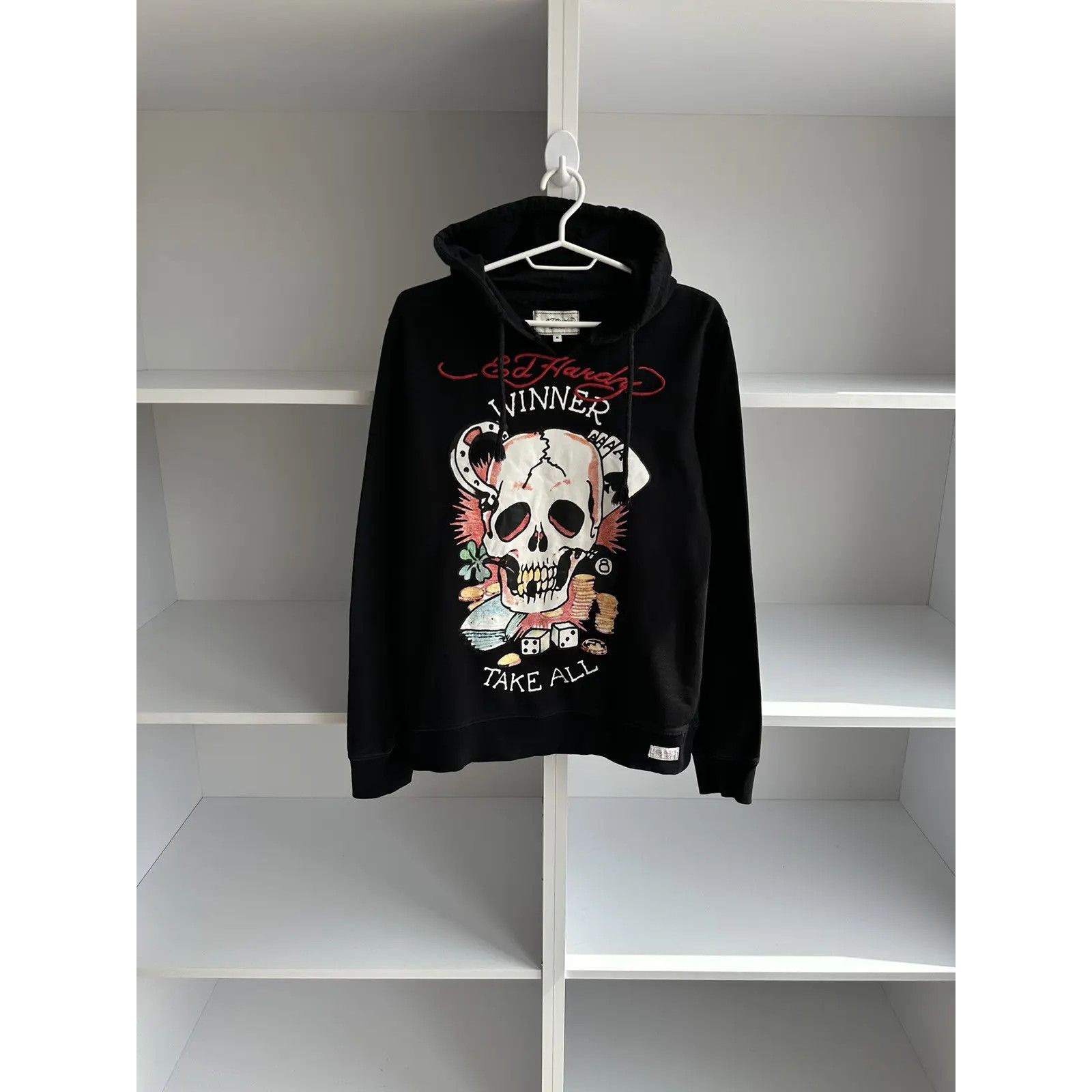 Ed Hardy VTG Ed Hardy Winner Take All Hoodie Size US S / EU 44-46 / 1 - 1 Thumbnail