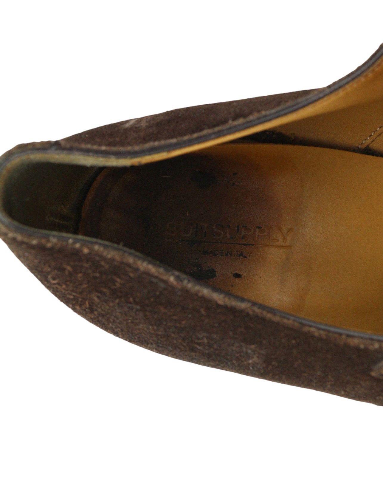 Suitsupply EU44 Brown Suede Leather Square Toe Monk Shoes 83576 Size US 11 / EU 44 - 9 Thumbnail