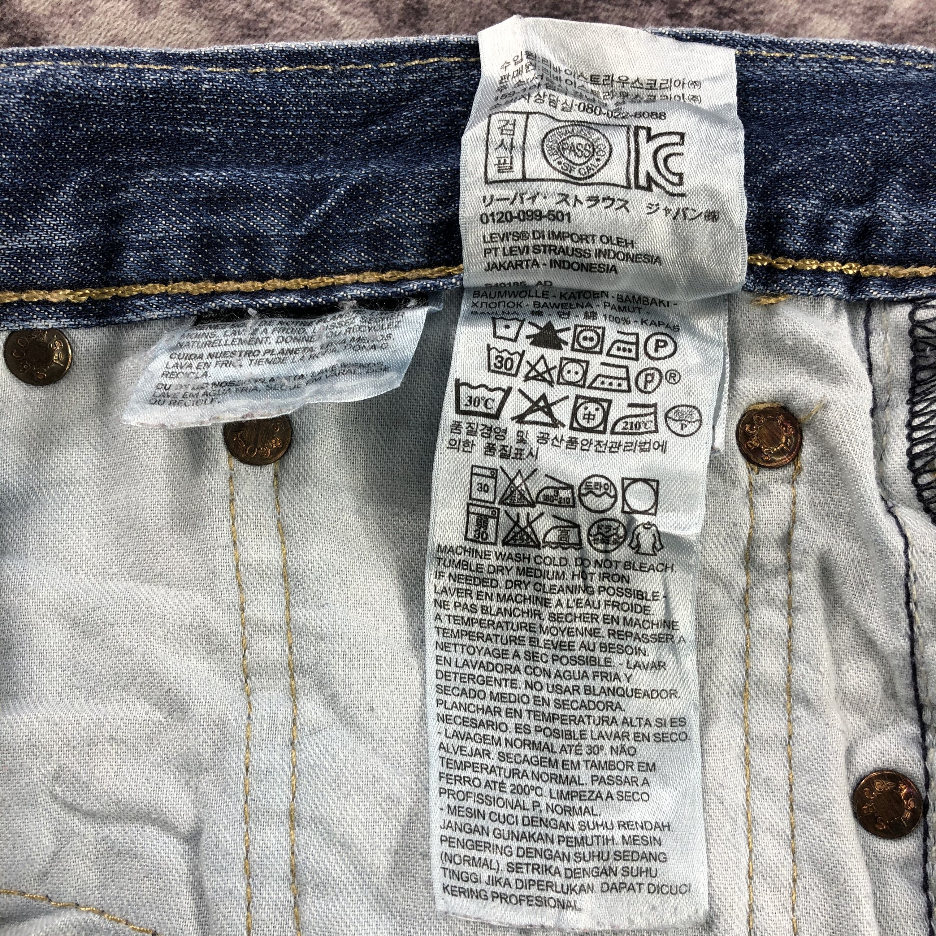 Levi's × Vintage Vintage Blue Wash Levis 527 Flare Jeans-JM2855 Size US 37 - 12 Thumbnail