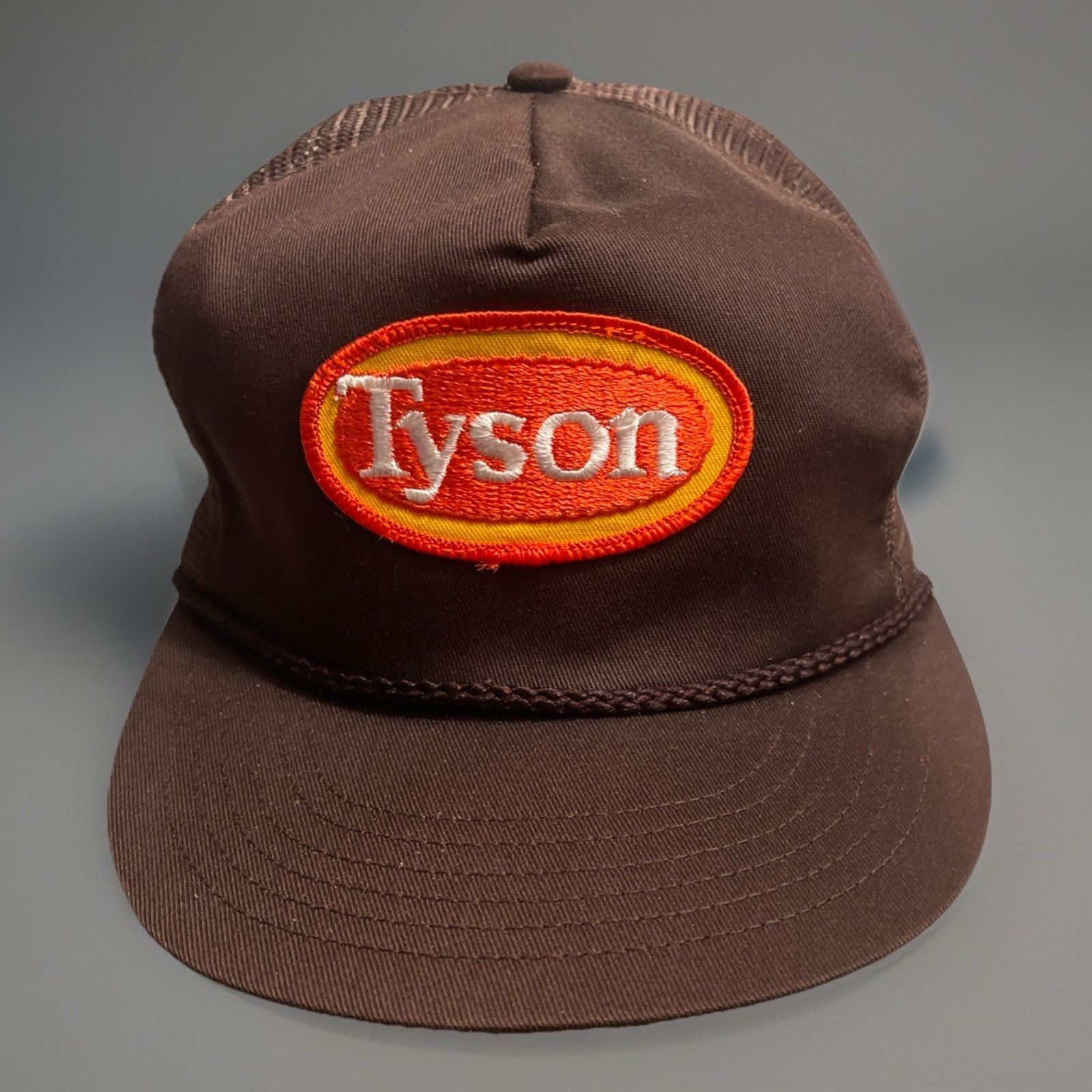 Vintage Vtg Trucker Cap Tyson Chicken Snapback High Crown Hat USA Size ONE SIZE - 1 Thumbnail