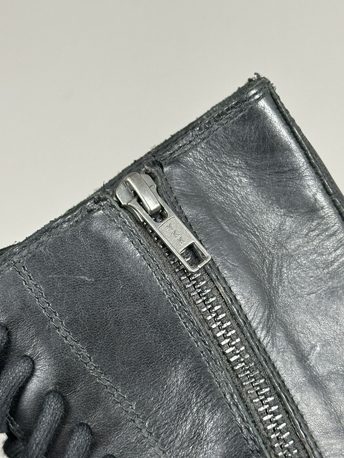 Ann Demeulemeester Ann Demeulemeester - Combat Laced Up Boots - Side Zipper Size US 7 / IT 37 - 12 Thumbnail
