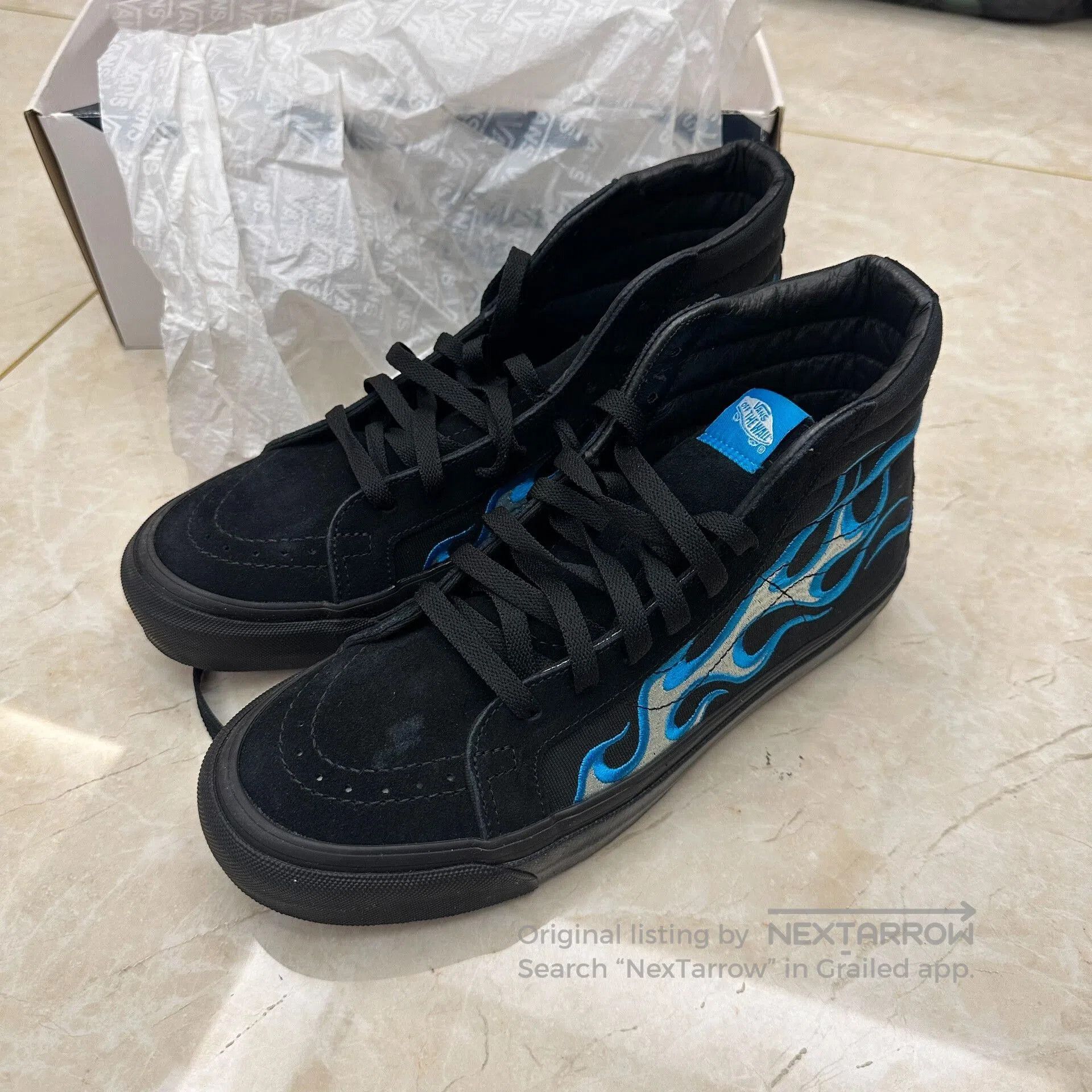 Wtaps WTAPS Vans SK8 High Black and Blue. Size US 7.5 / EU 40-41 - 2 Thumbnail