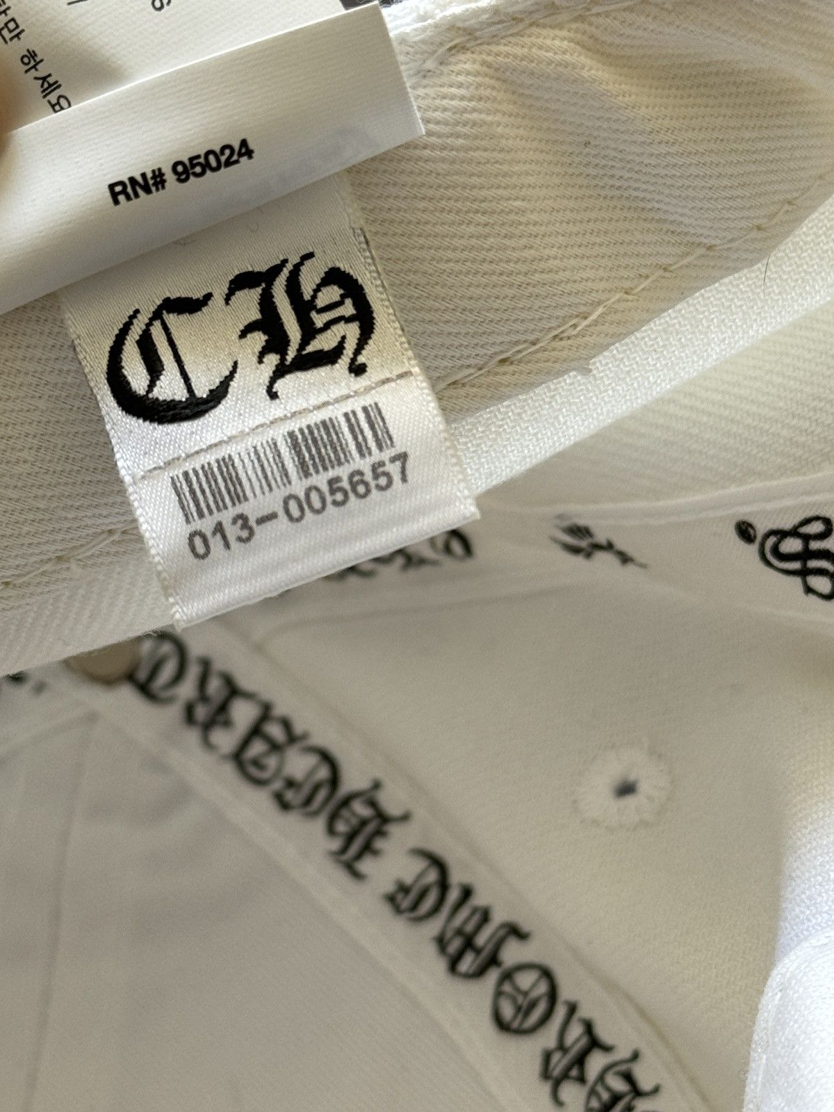 Chrome Hearts Rare White CH Chrome Hearts cap Size ONE SIZE - 8 Thumbnail