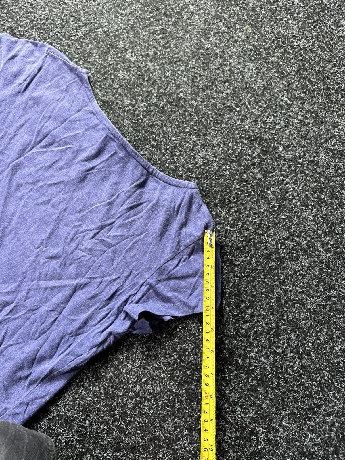 A.P.C. × Vintage 🚨 VINTAGE A.P.C. faded blue avant garde t shirt blanc Size S / US 4 / IT 40 - 14 Thumbnail