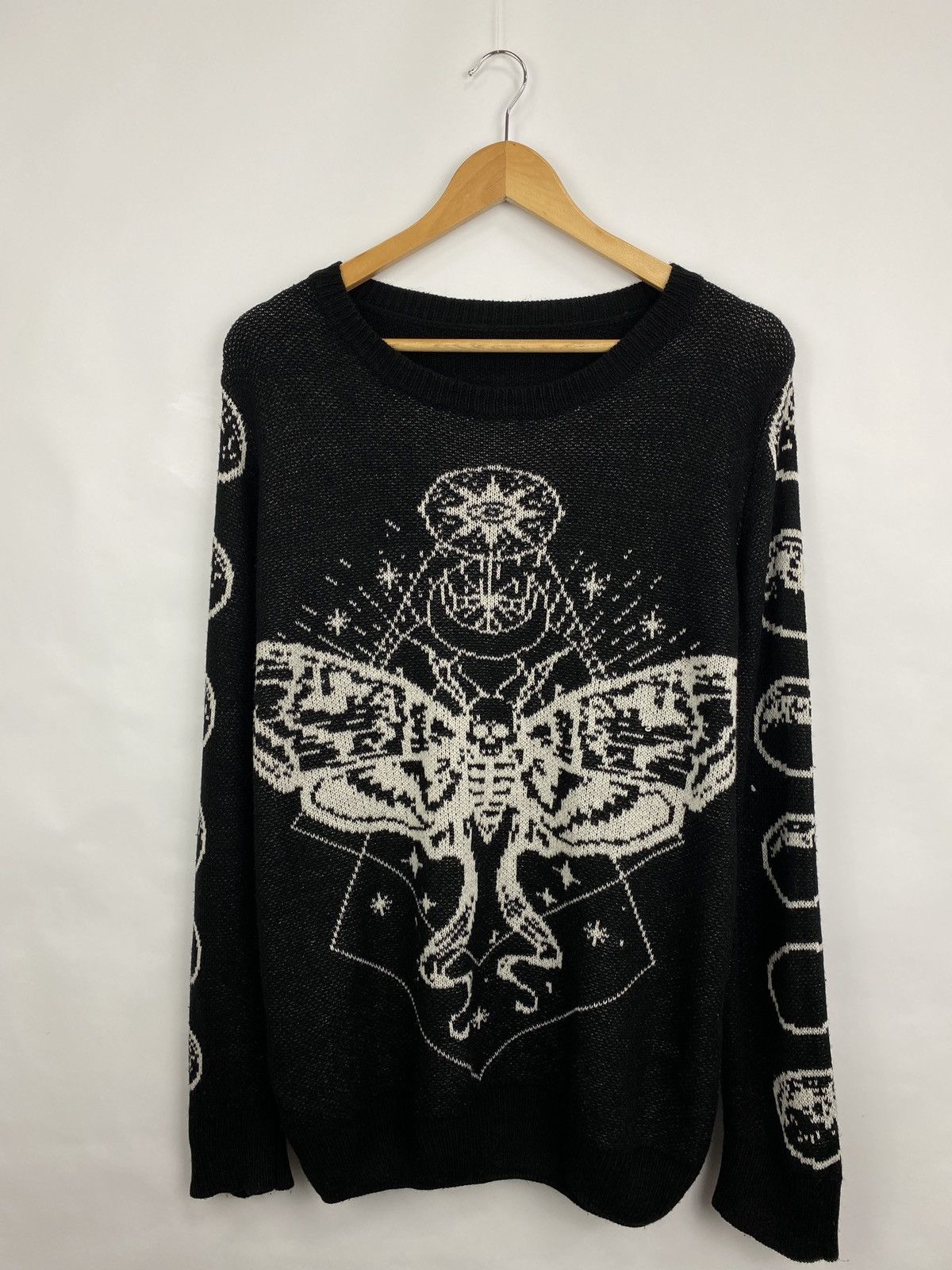 Band Tees Dead Angels Sweater 666 Anarchy Fire Devil Rare Retro Hype Size US L / EU 52-54 / 3 - 3 Thumbnail