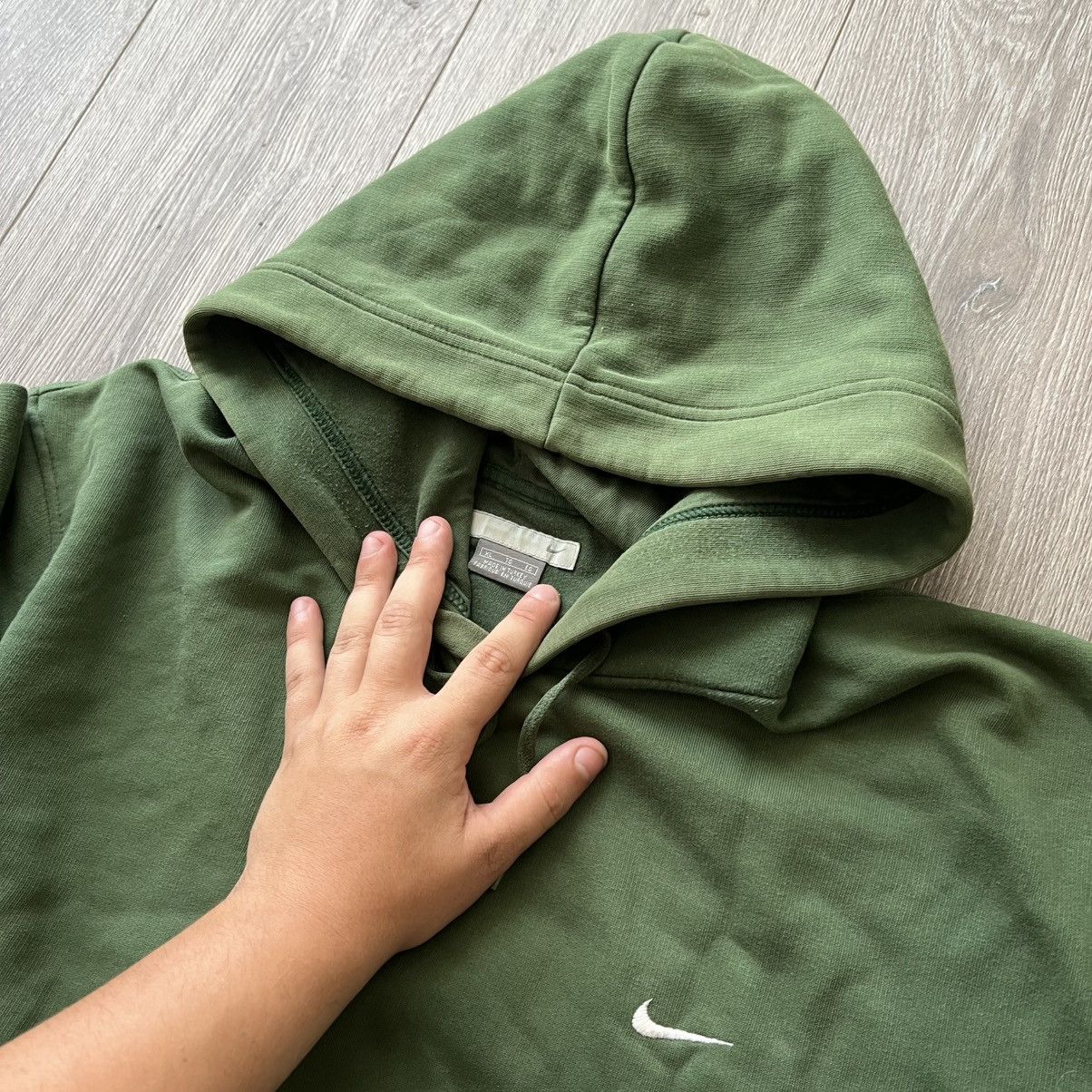 Nike Vintage 💥 Nike Faded Hoodie streatwear Size US XL / EU 56 / 4 - 12 Thumbnail