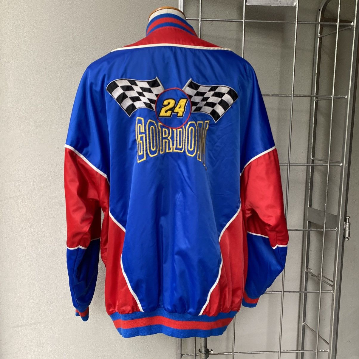 Nutmeg Nutmeg Gordon Racing Jacket – Blue/Red Size US XL / EU 56 / 4 - 7 Thumbnail