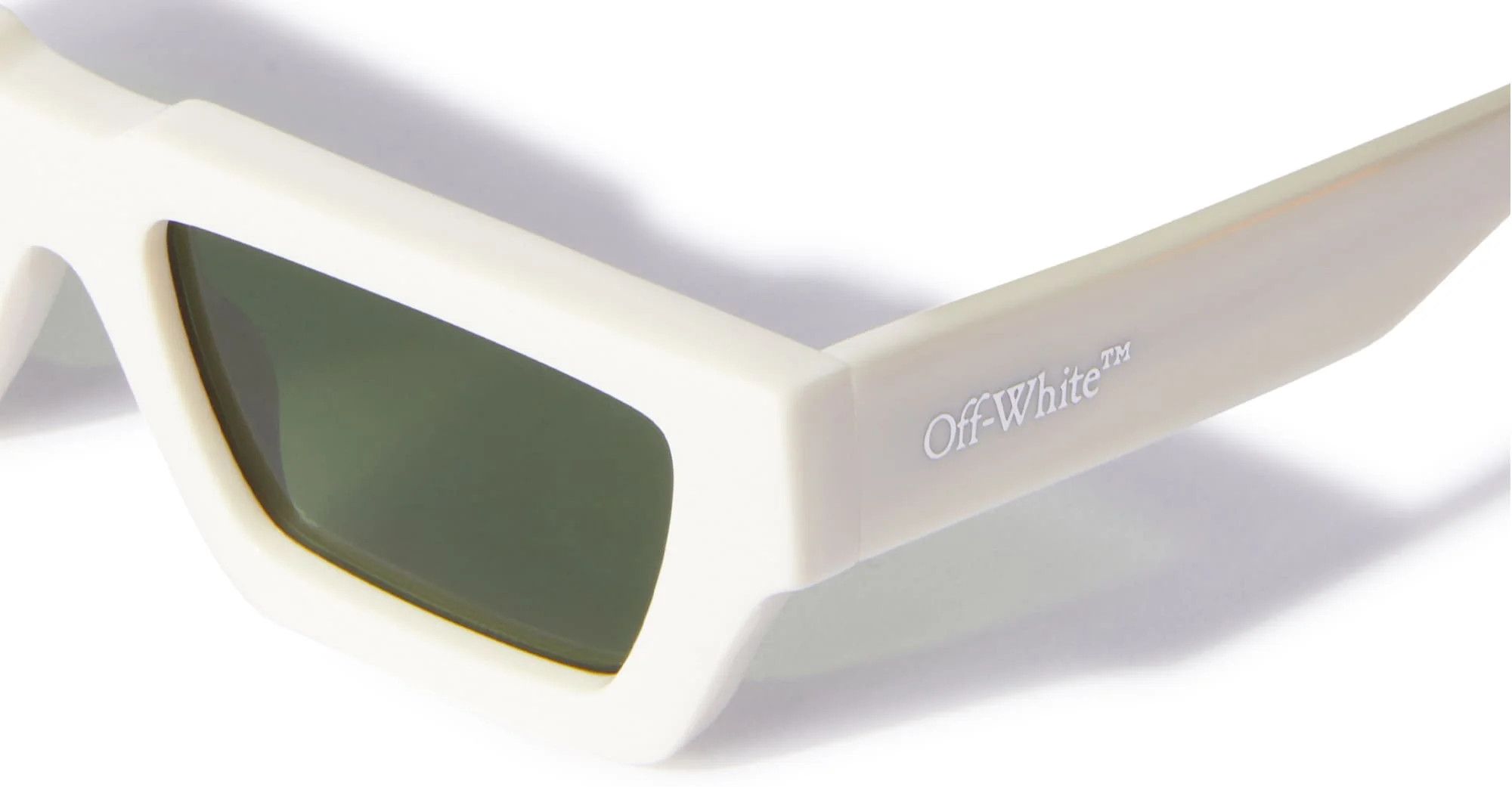 Off-White NEW OFF-WHITE Manchester White Green OERI129S24PLA0010155 Size ONE SIZE - 3 Thumbnail