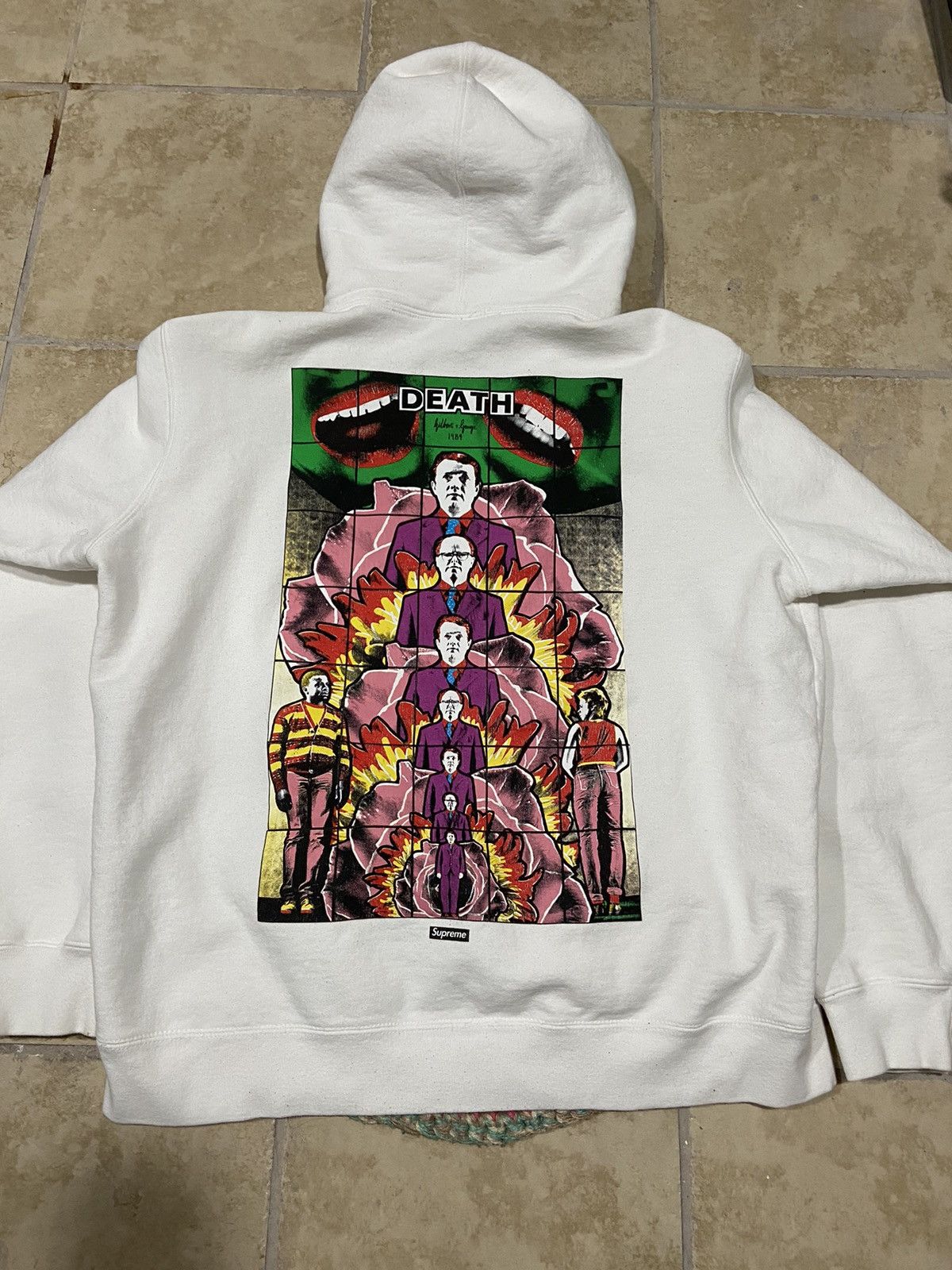 supreme Gilbert & George DEATH M パーカー(Supreme SS19 supreme Gilbert & George DEATH M パーカー(Supreme SS19