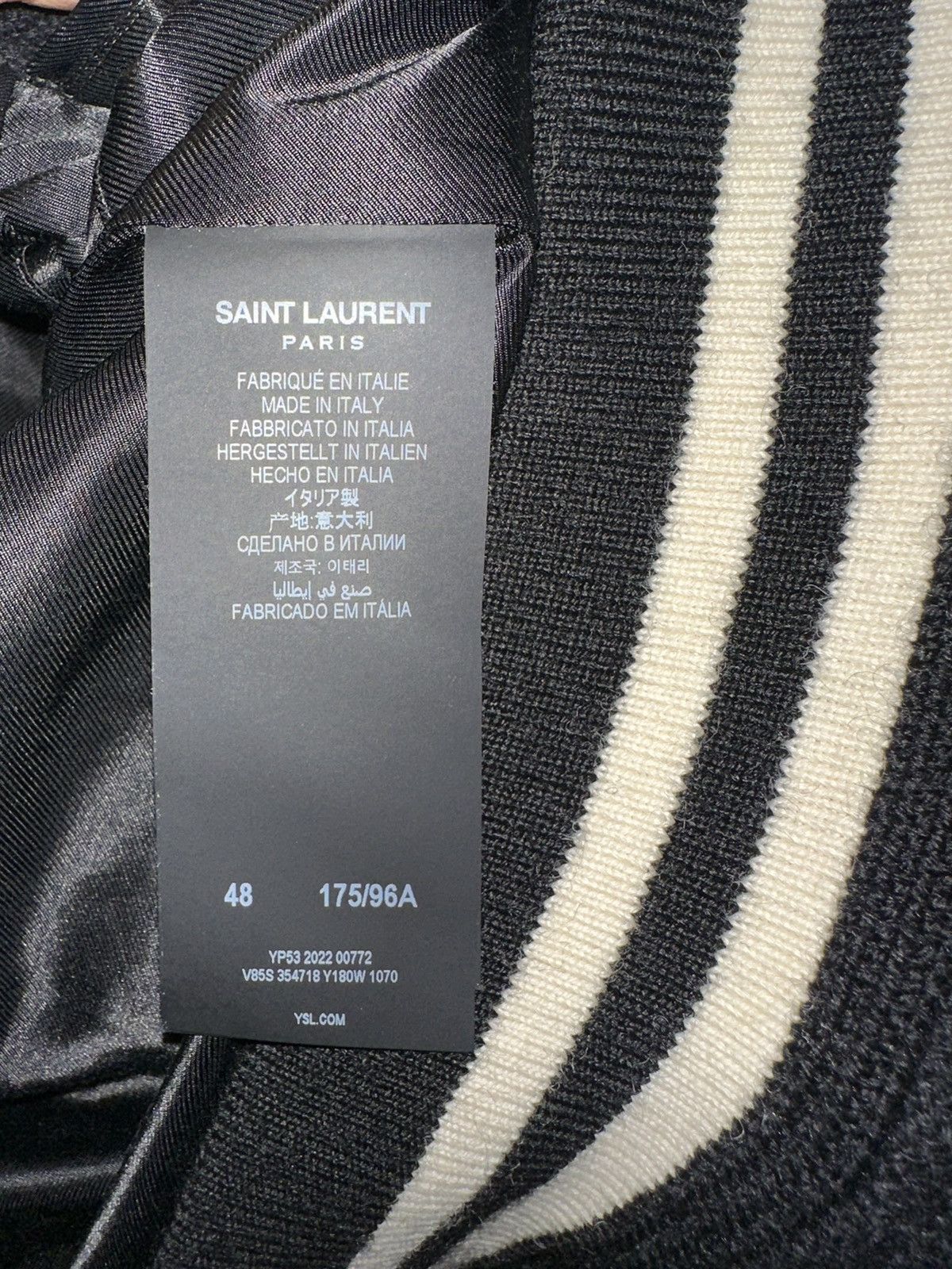 Yves Saint Laurent Saint Laurent Teddy Bomber Jacket Size US M / EU 48-50 / 2 - 7 Thumbnail