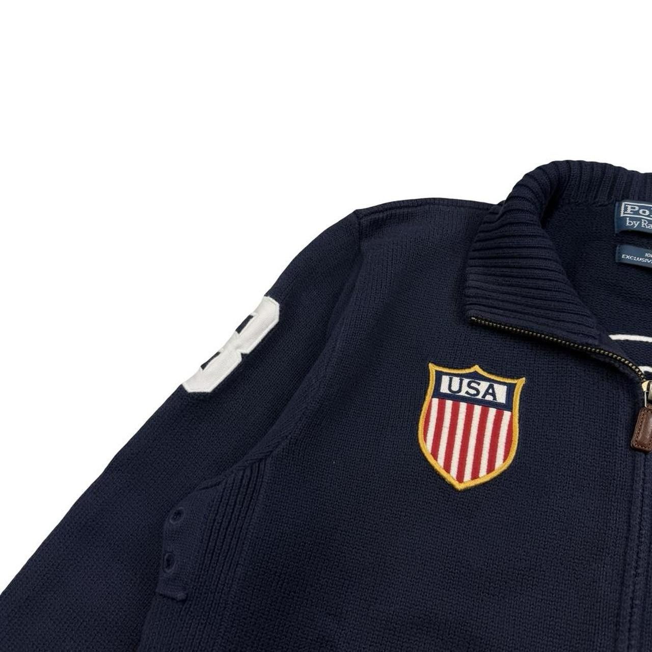 Polo Ralph Lauren Polo By Ralph Lauren USA Knit Zip Up Track Jacket - Large Size US L / EU 52-54 / 3 - 3 Thumbnail